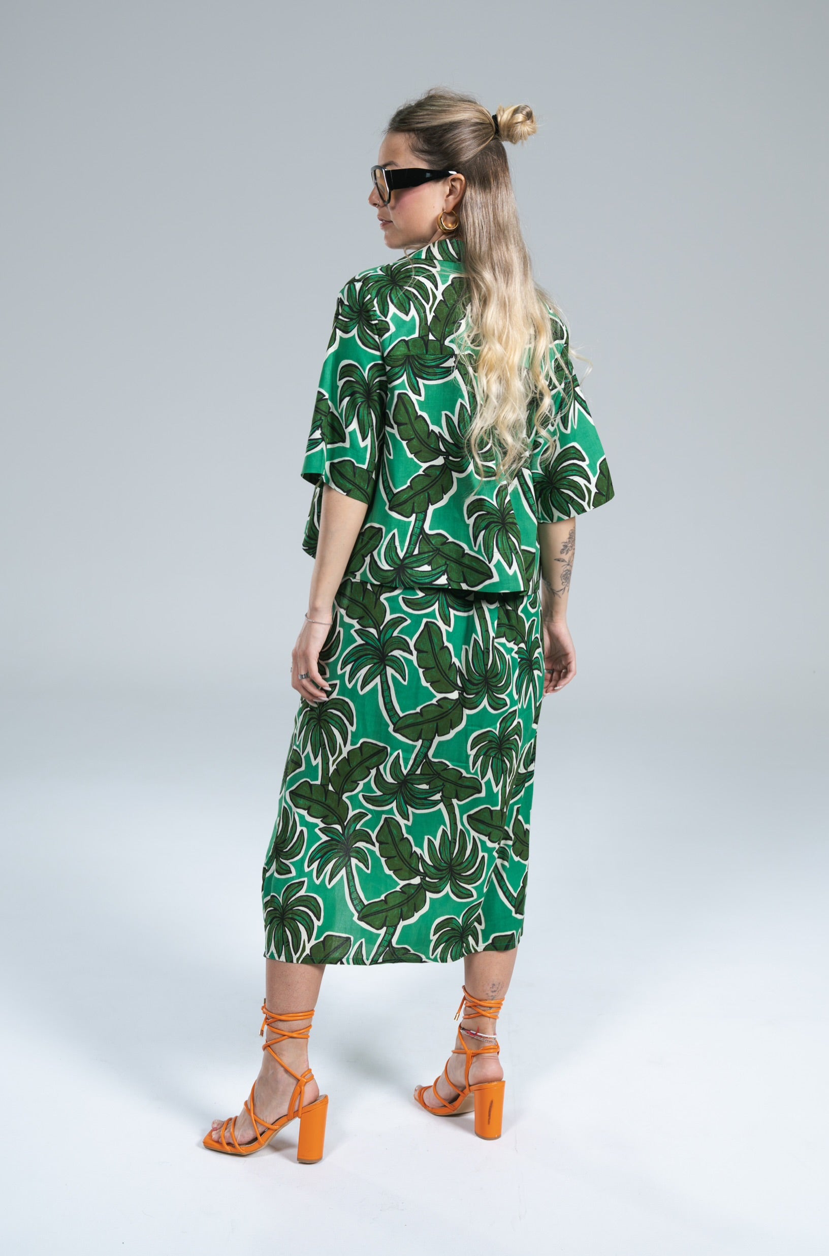 Camicia Crop Tropical Compania Fantastica