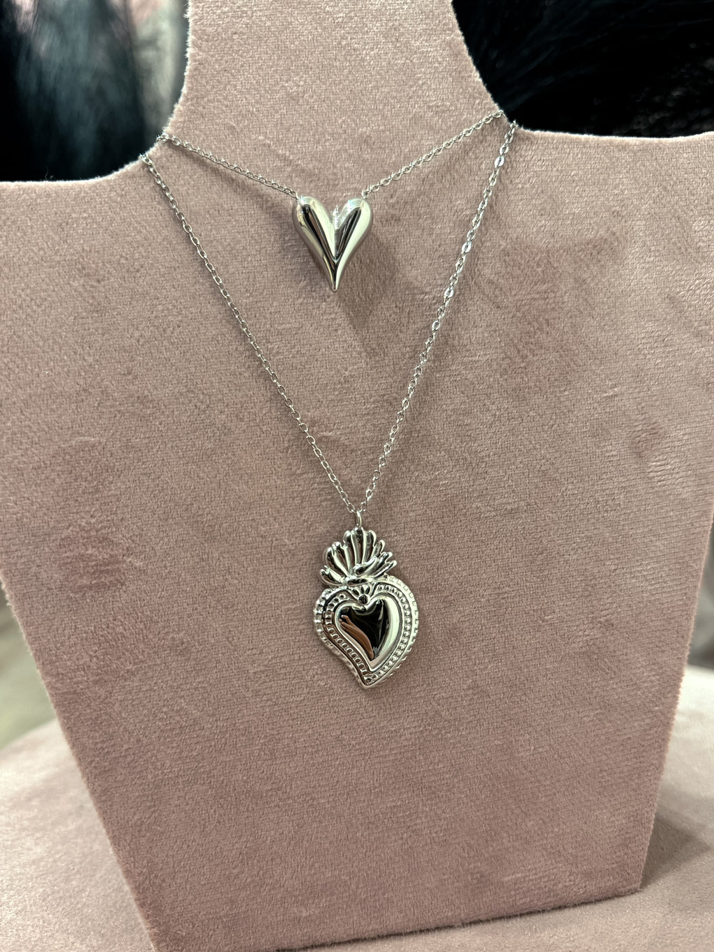 Collana Cuore Sacro Grande +Colori