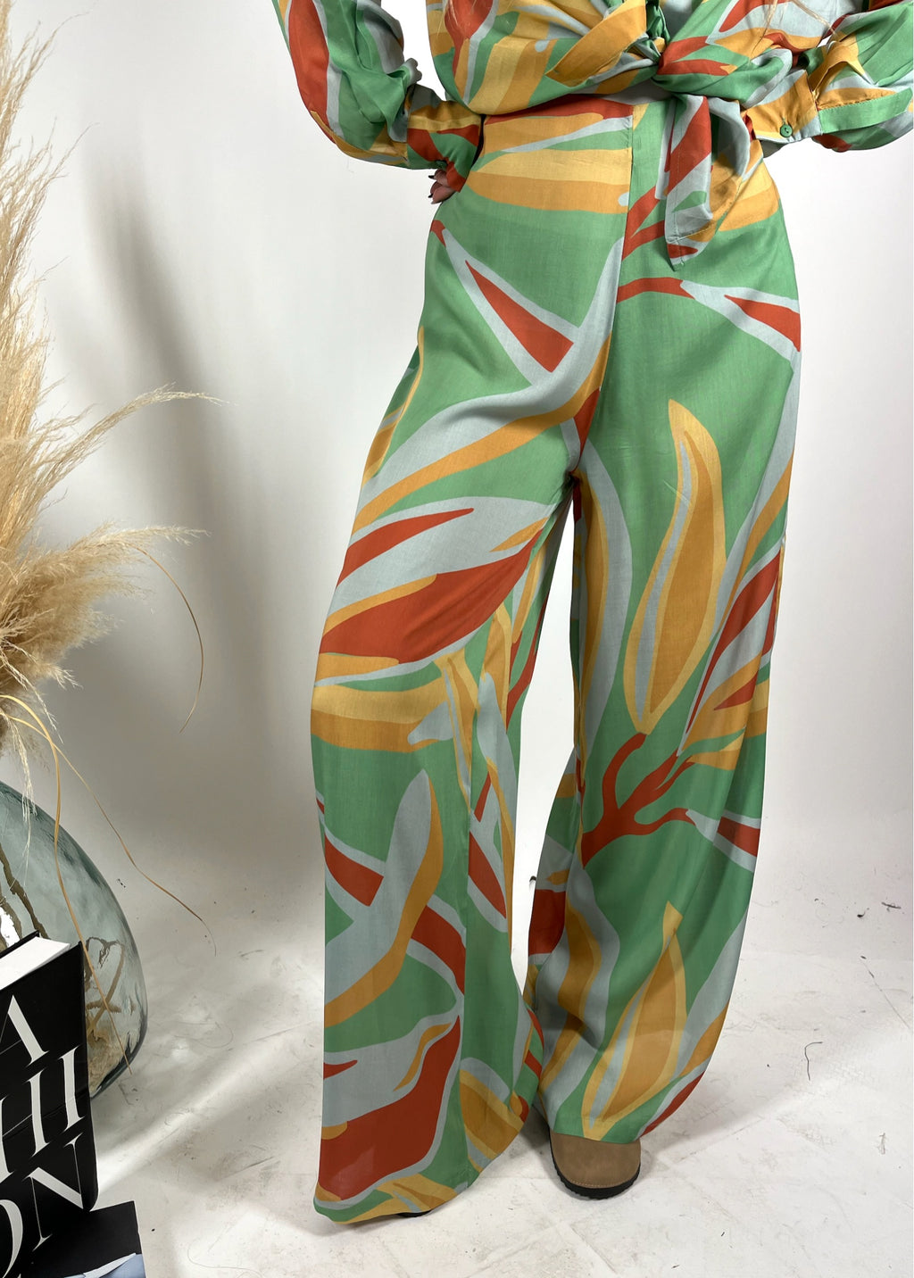 Pantalone Viscosa Fluida Vintage