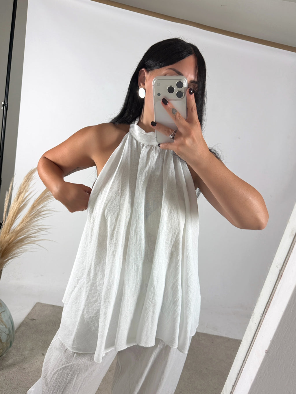 Top America Lino Garza Bianco