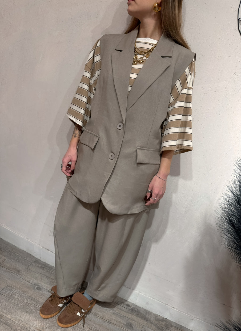 Gilet Ginevra Oversize +colori
