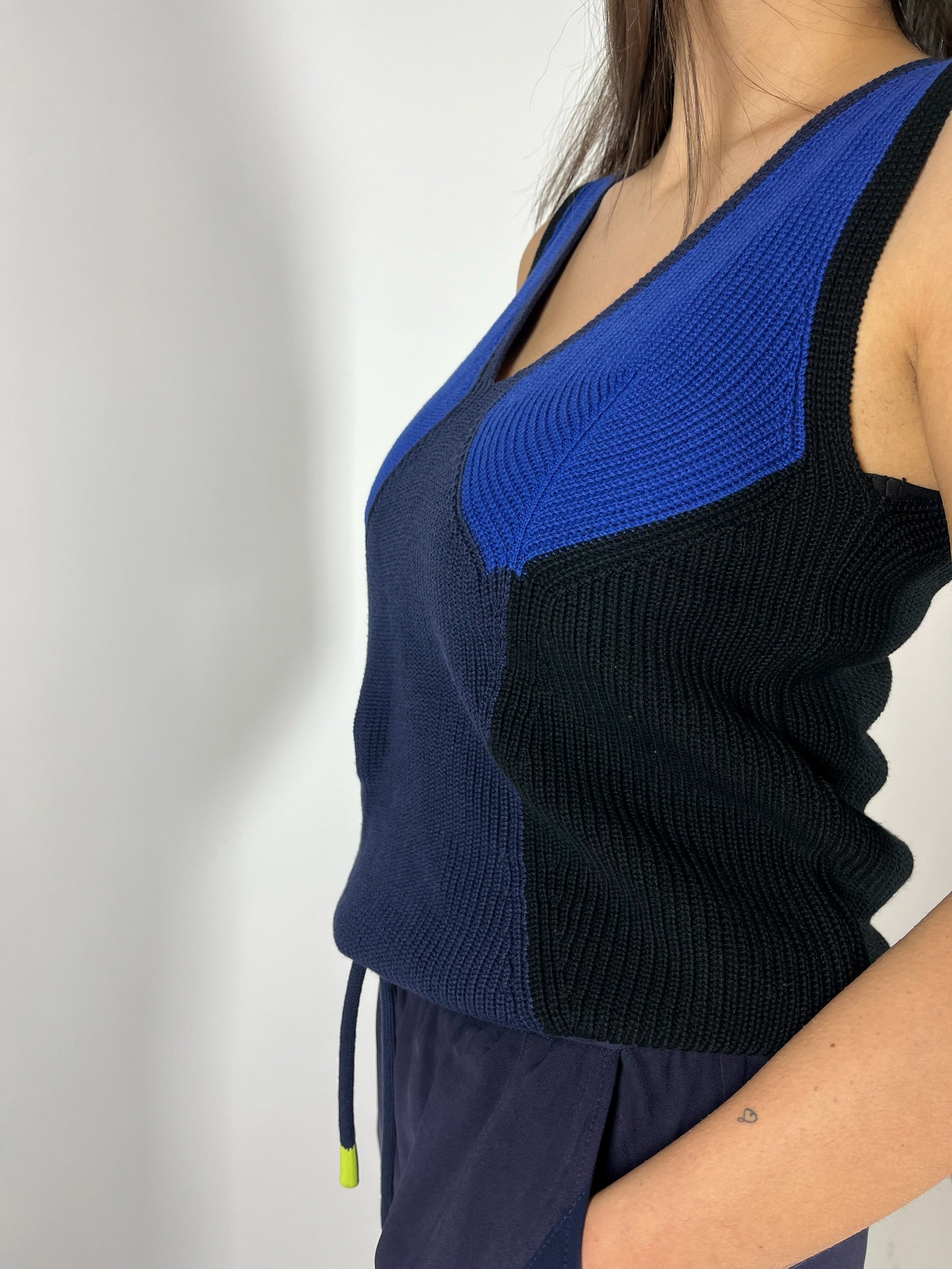 Canotta Crochet Bicolore SKFK