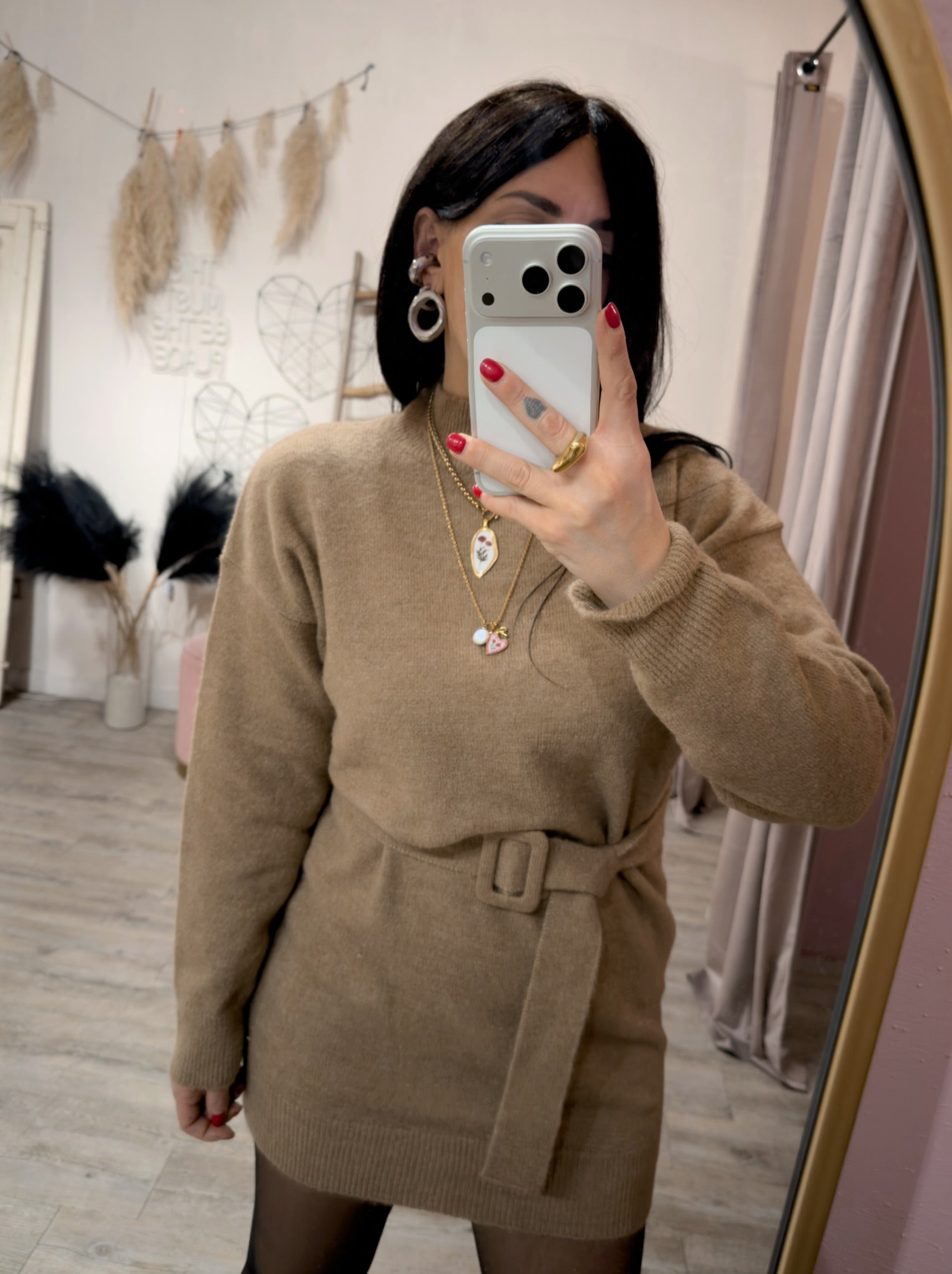 Abito Wool con Cinta Kontatto +colori