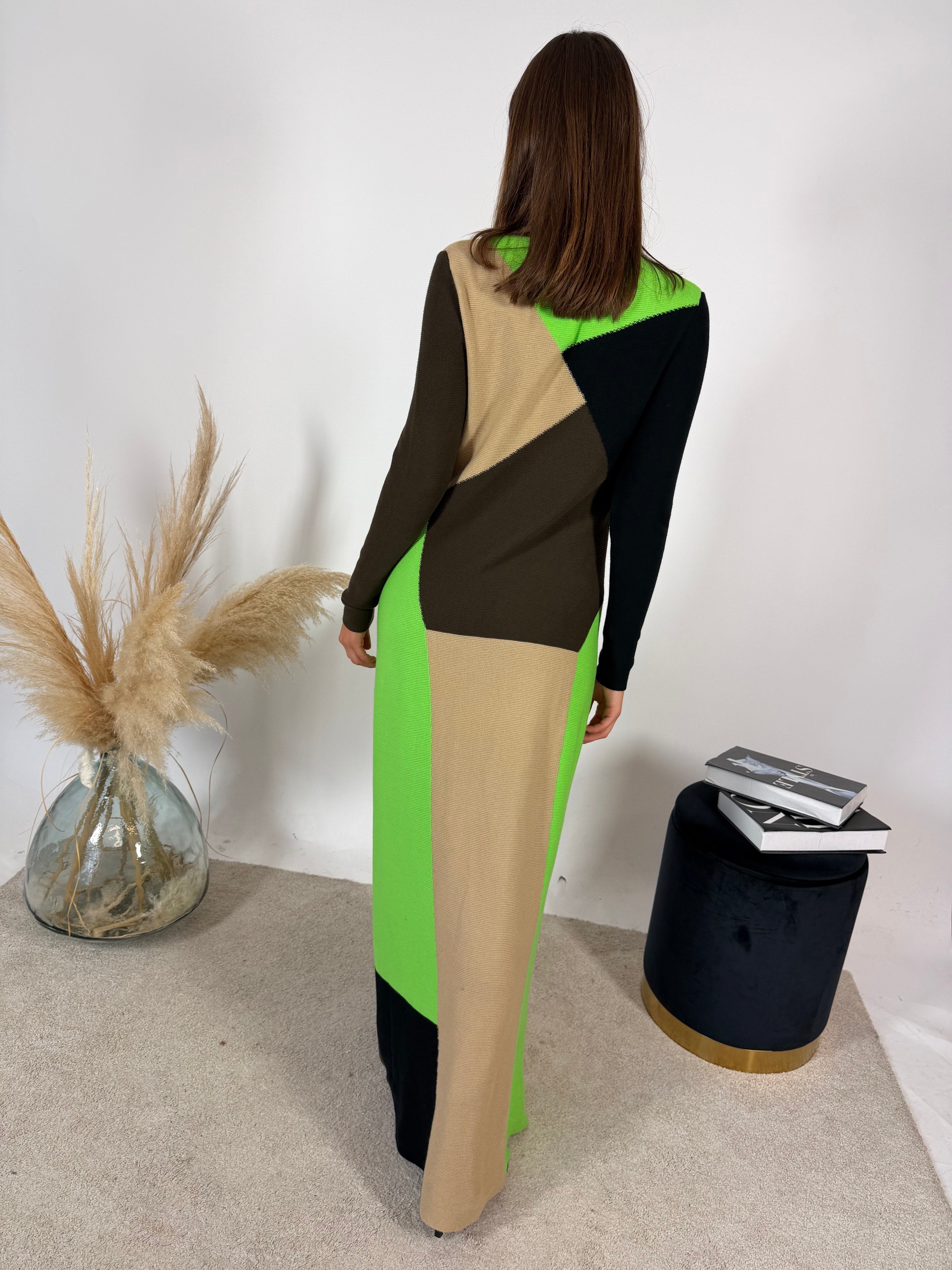 Abito Geometrico Maglia SKFK