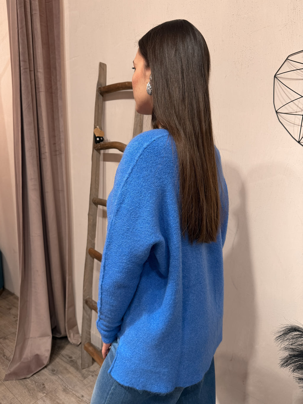 Maxi Maglione Scollo Barca Kontatto +Colori