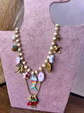 Collana Perle Charm Fish