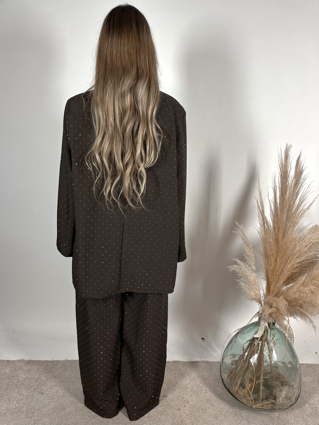 Pantalone Palazzo Strass+colori