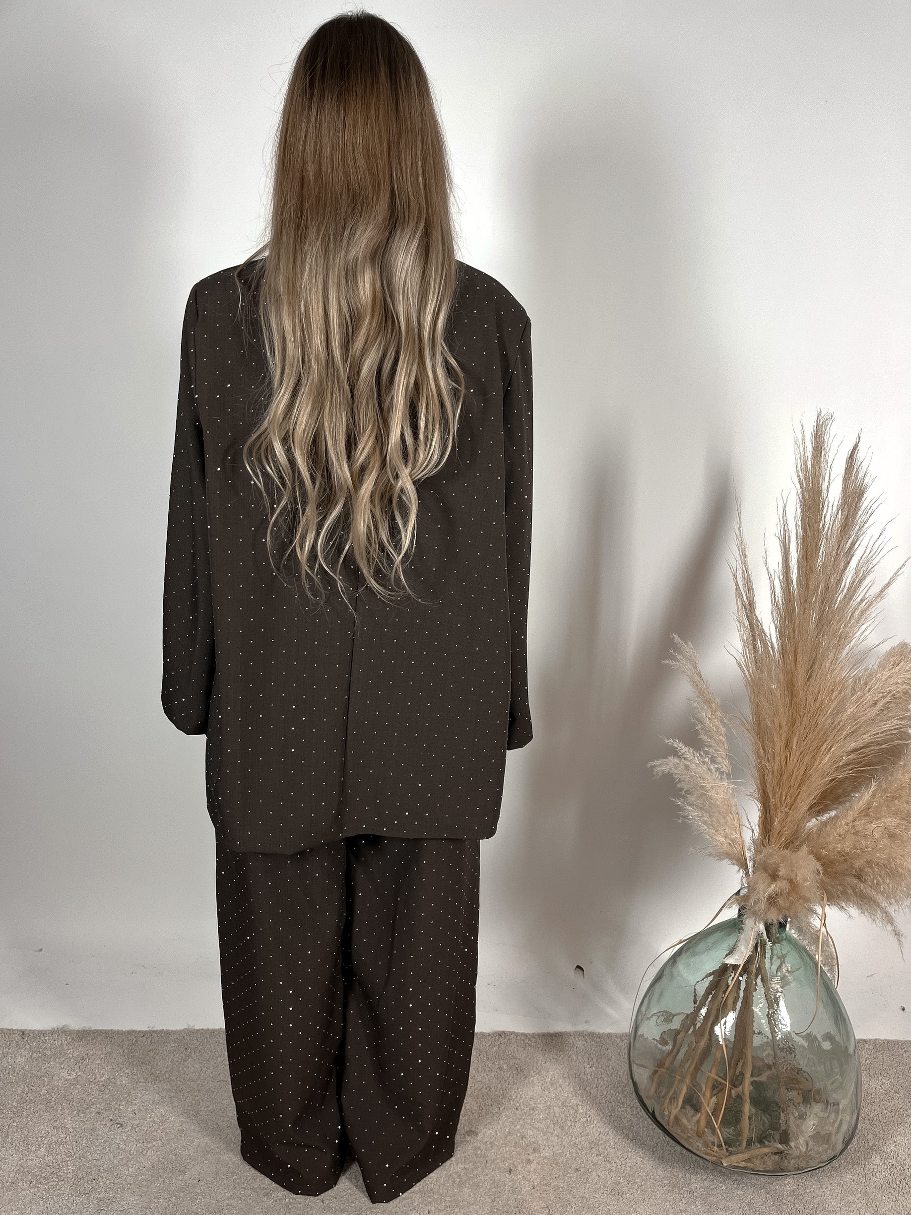 Pantalone Palazzo Strass+colori