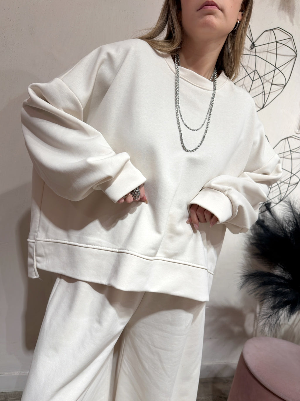 Felpa Oversize Cecilia +COLORI