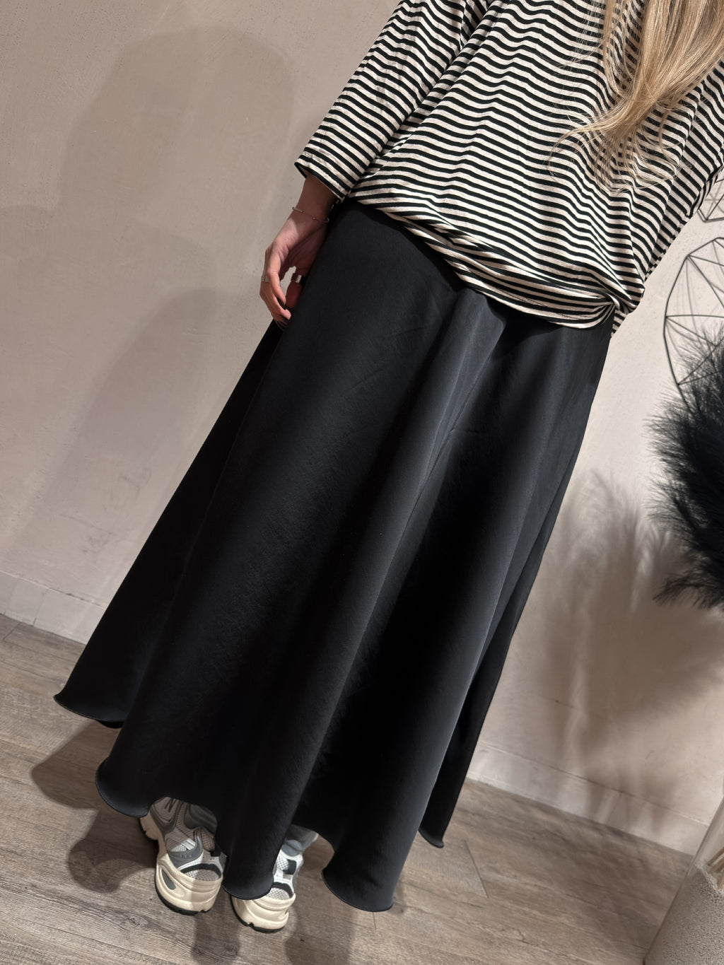Gonna Midi Satin +Colori