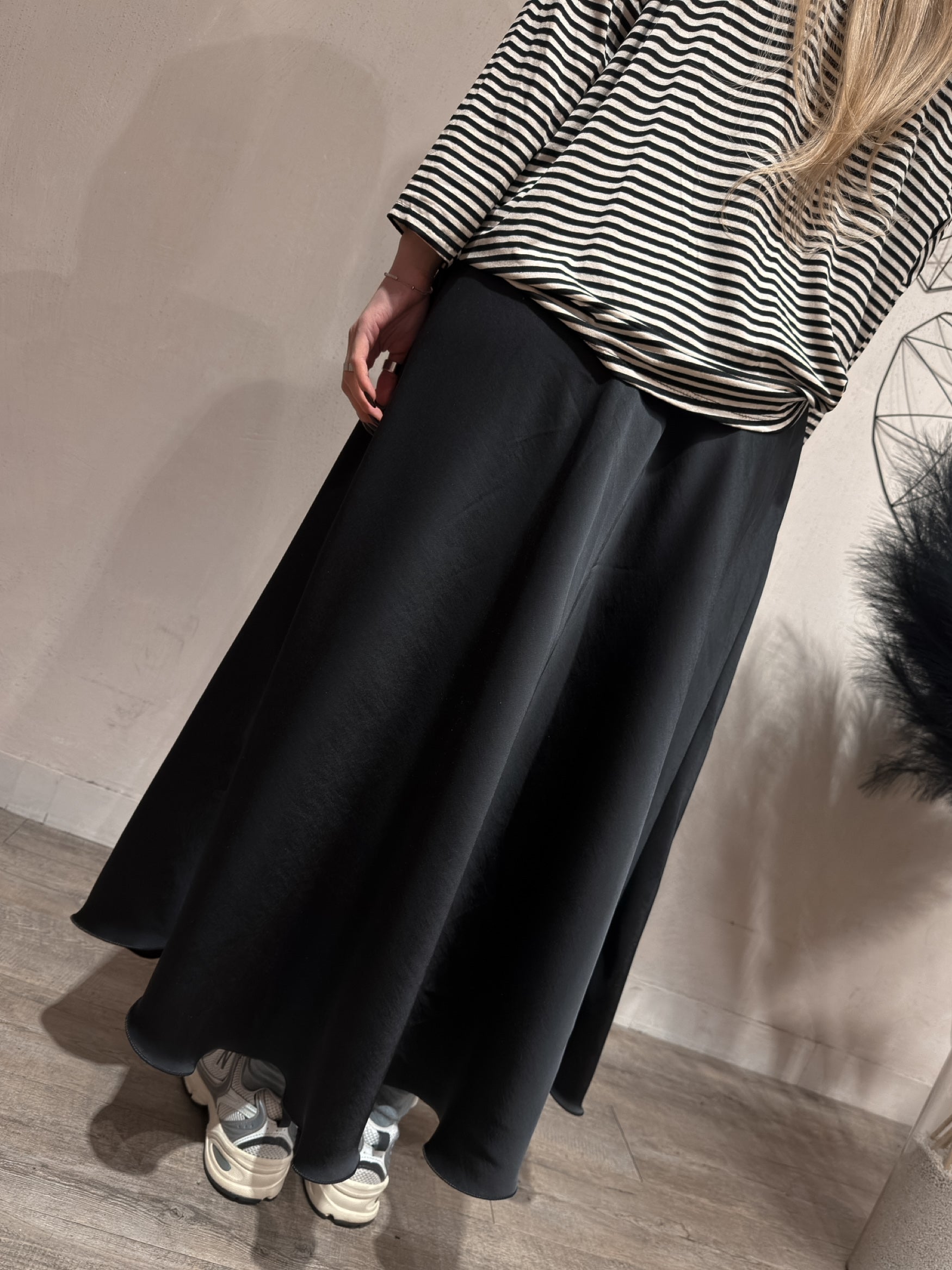 Gonna Midi Satin +Colori