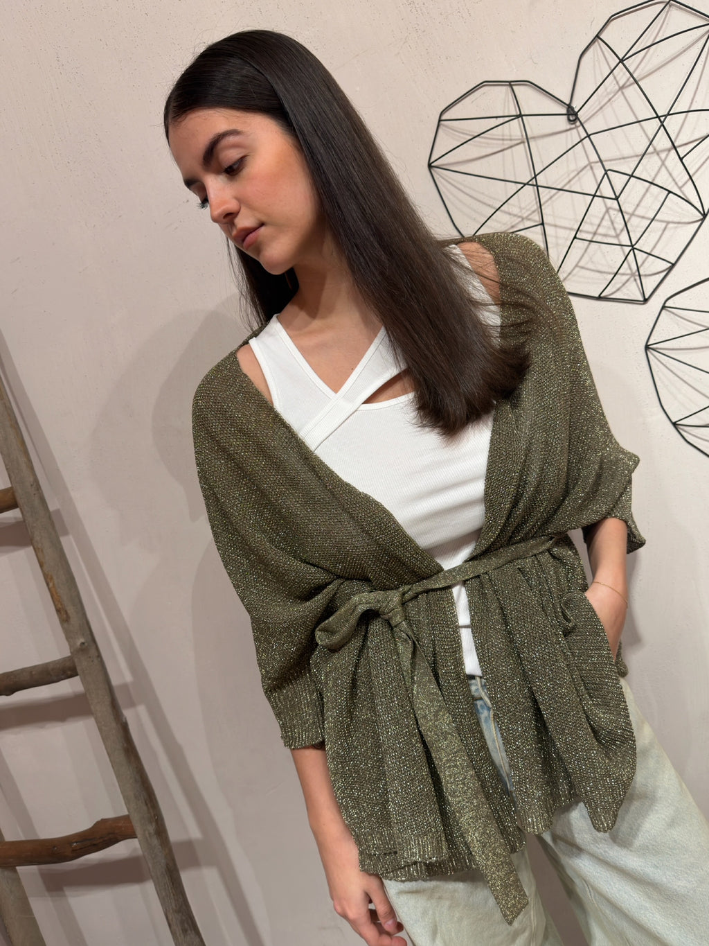 Kimono Lurex Militare Kontatto