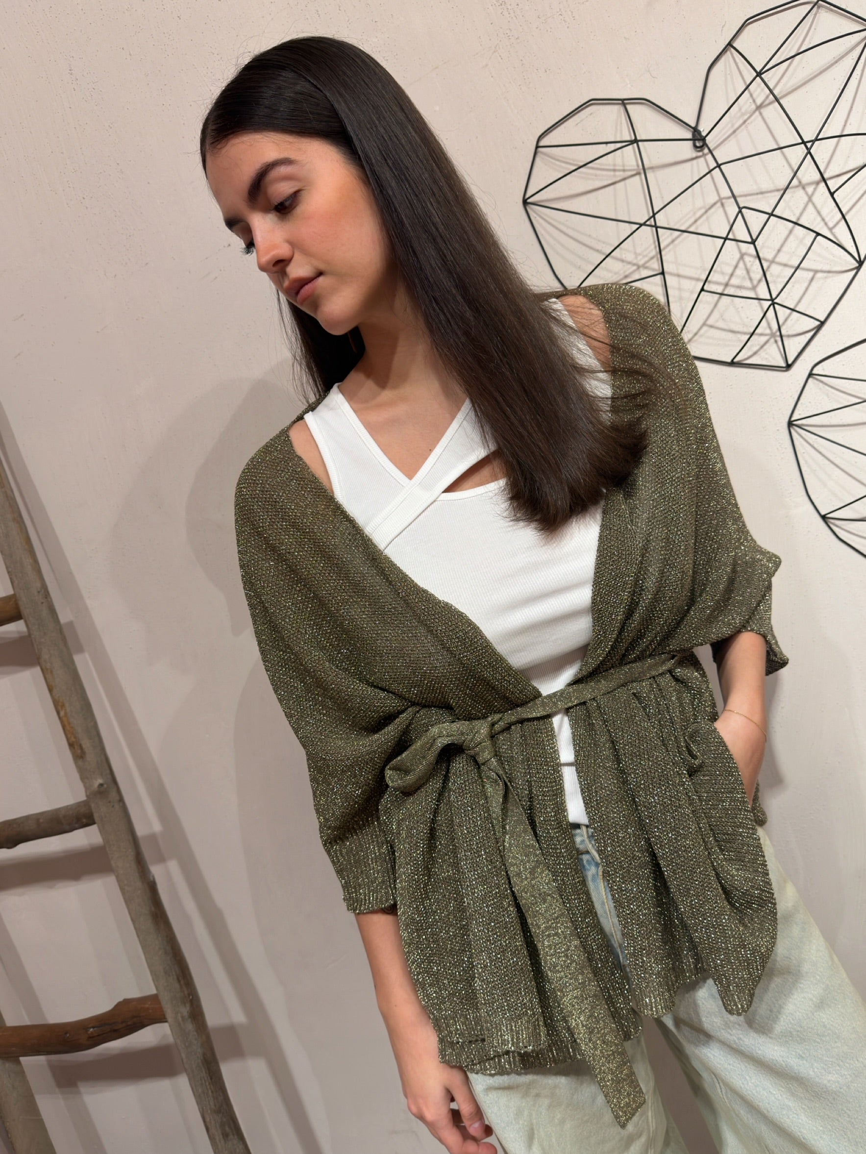 Kimono Lurex Militare Kontatto