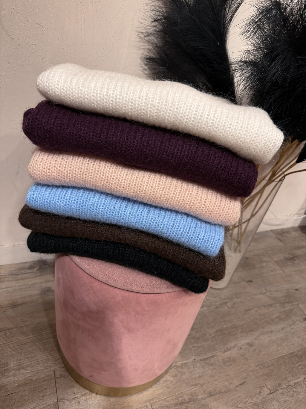 Maxi Maglia Scatola Mohair Kontatto +Colori