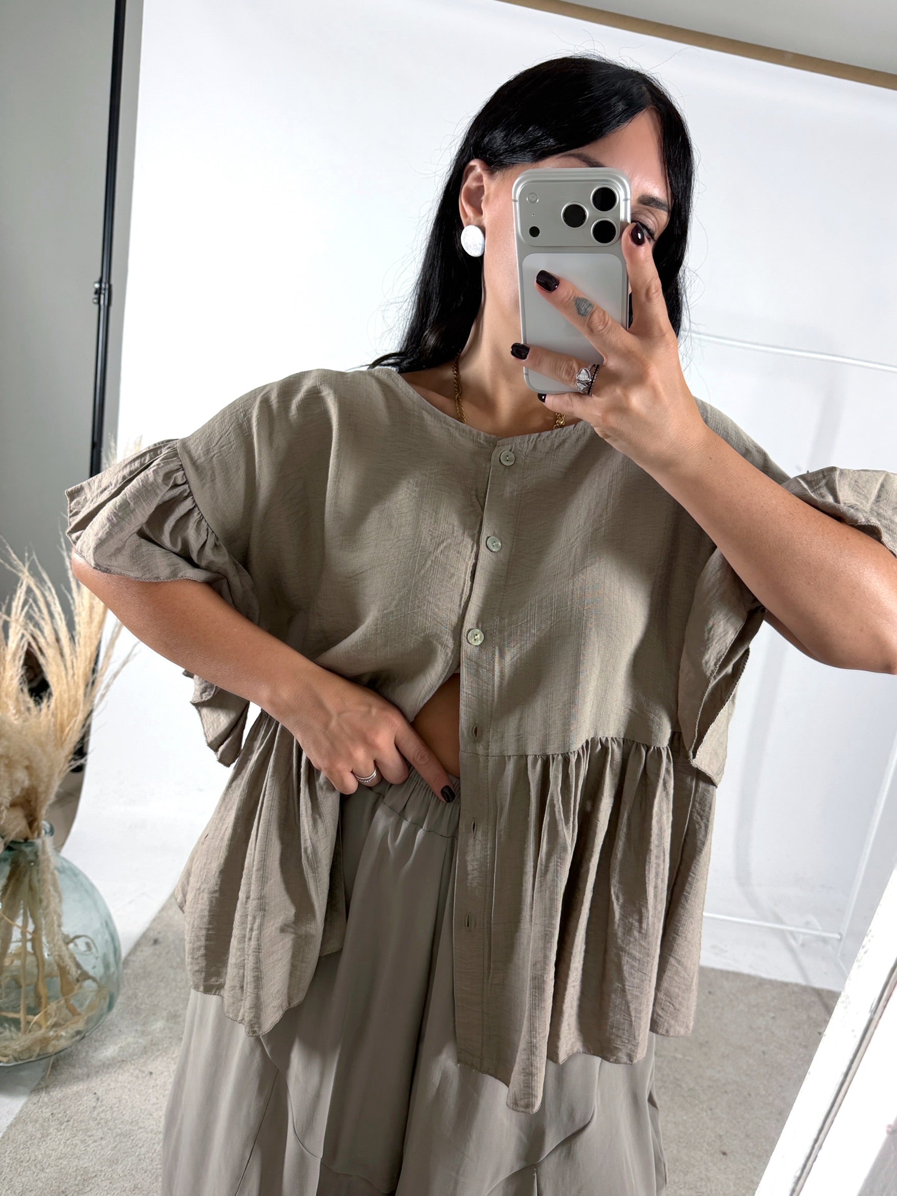 Blusa Iride Balza Viscosa +Colori