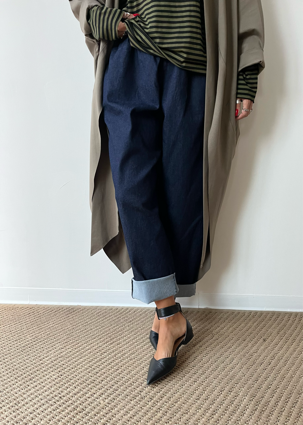Jeans Miranda Blu medio Oversize