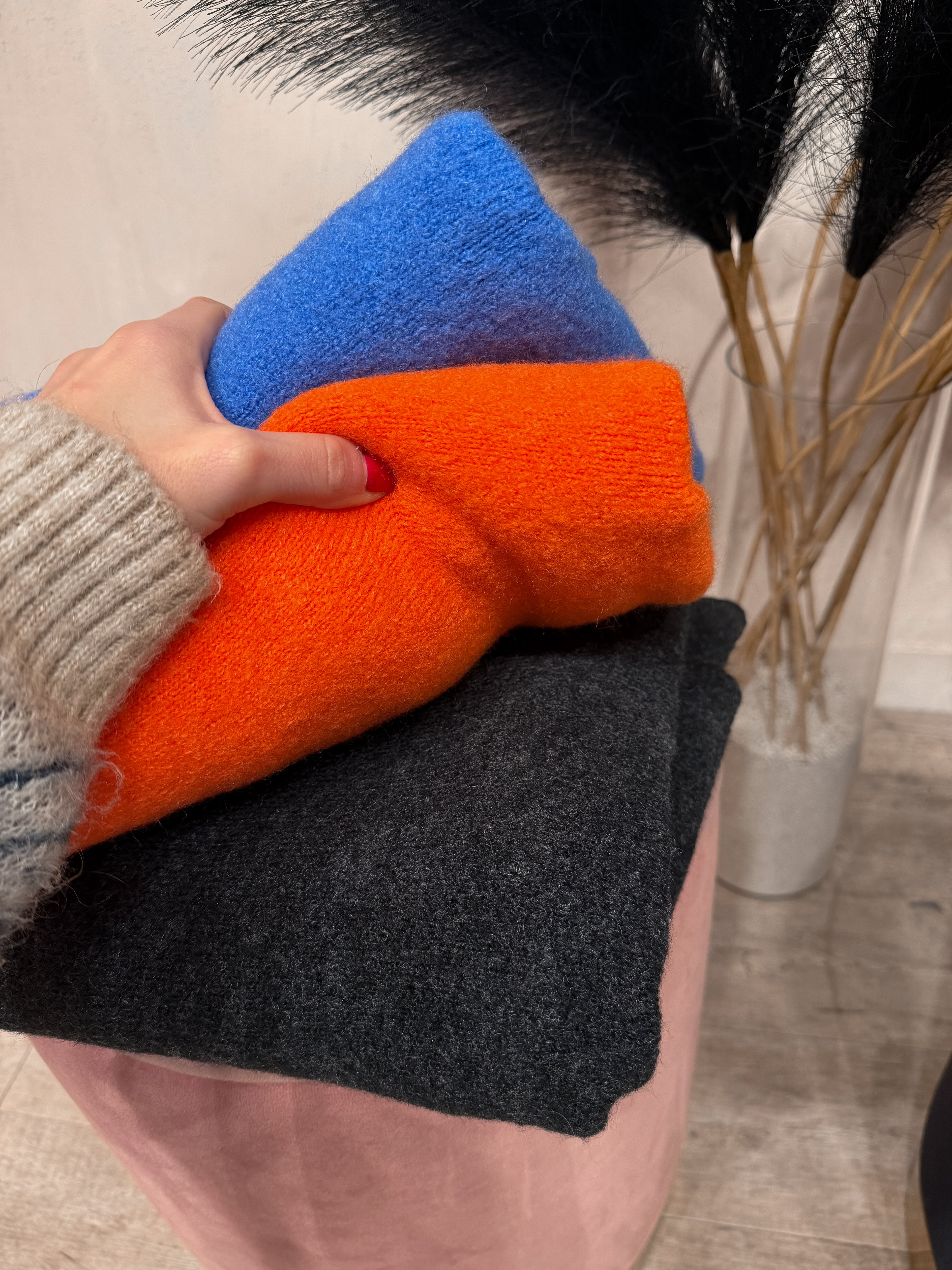 Maxi Maglione Scollo Barca Kontatto +Colori