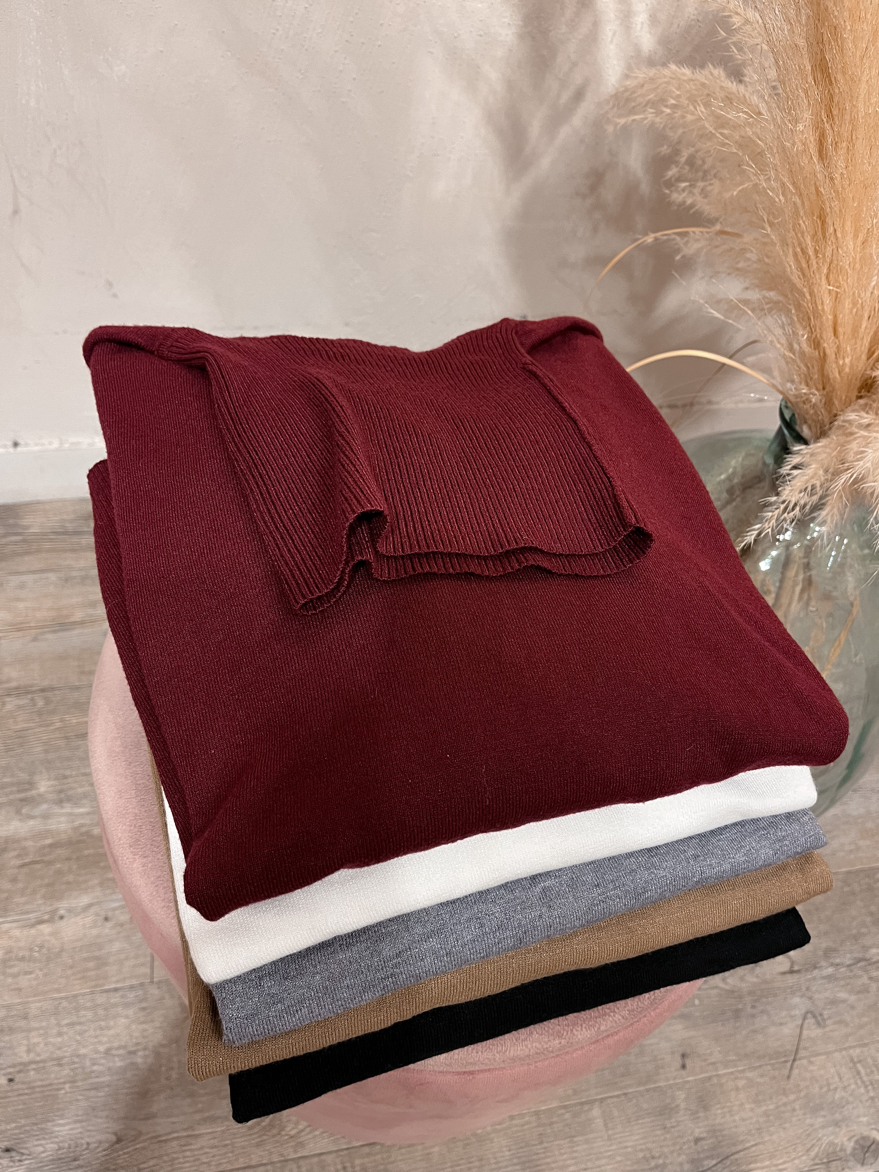 Maglia Basic Dolcevita +colori