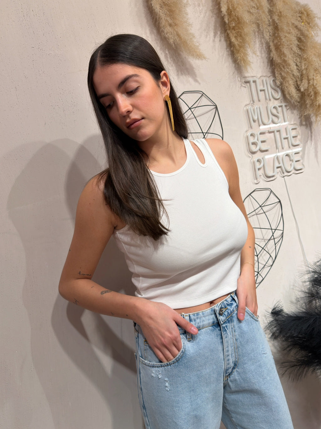 Canotta Cut-out YouDecide +colori