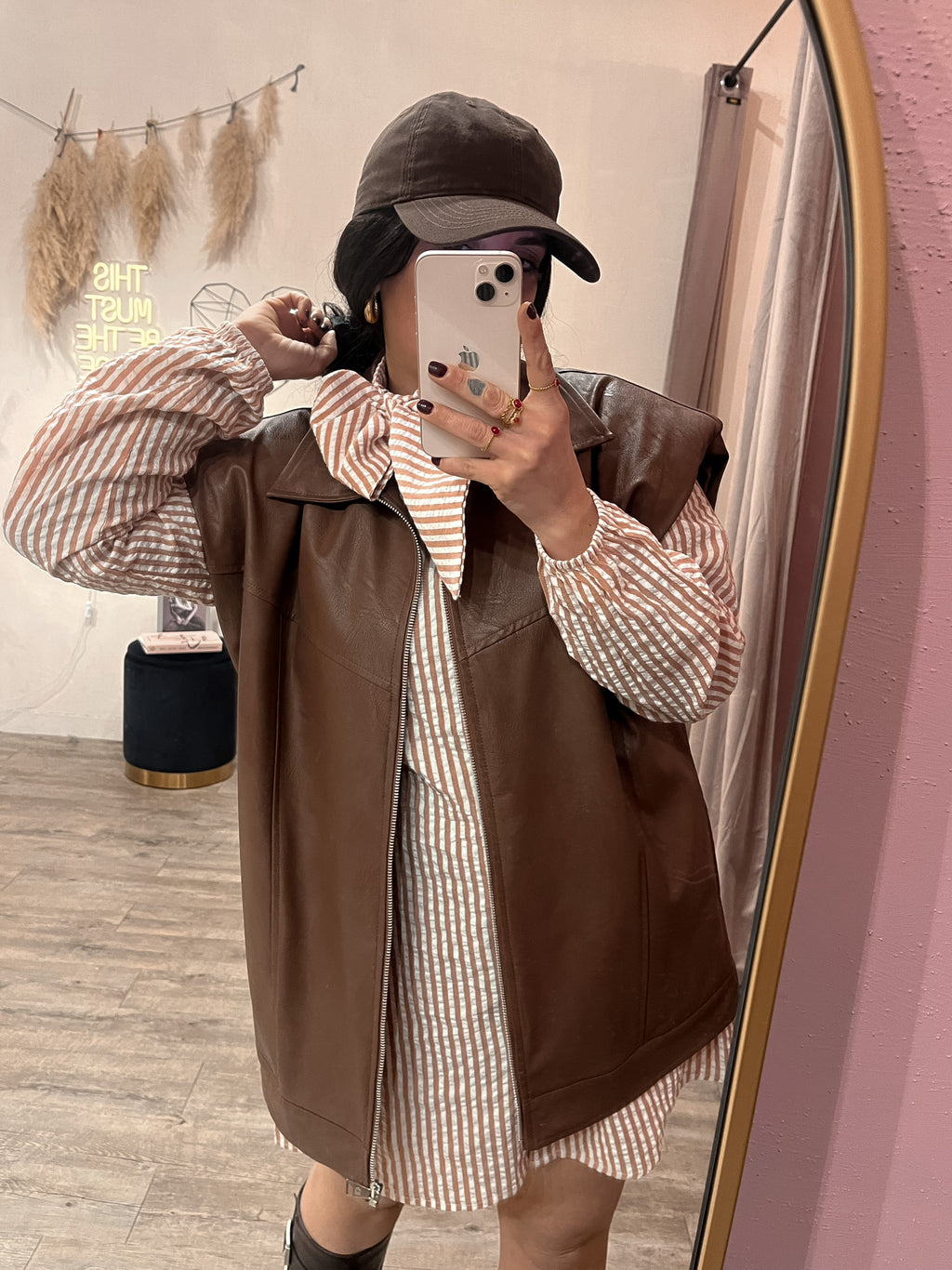 Maxi Gilet Pelle Kostumn1 +colori