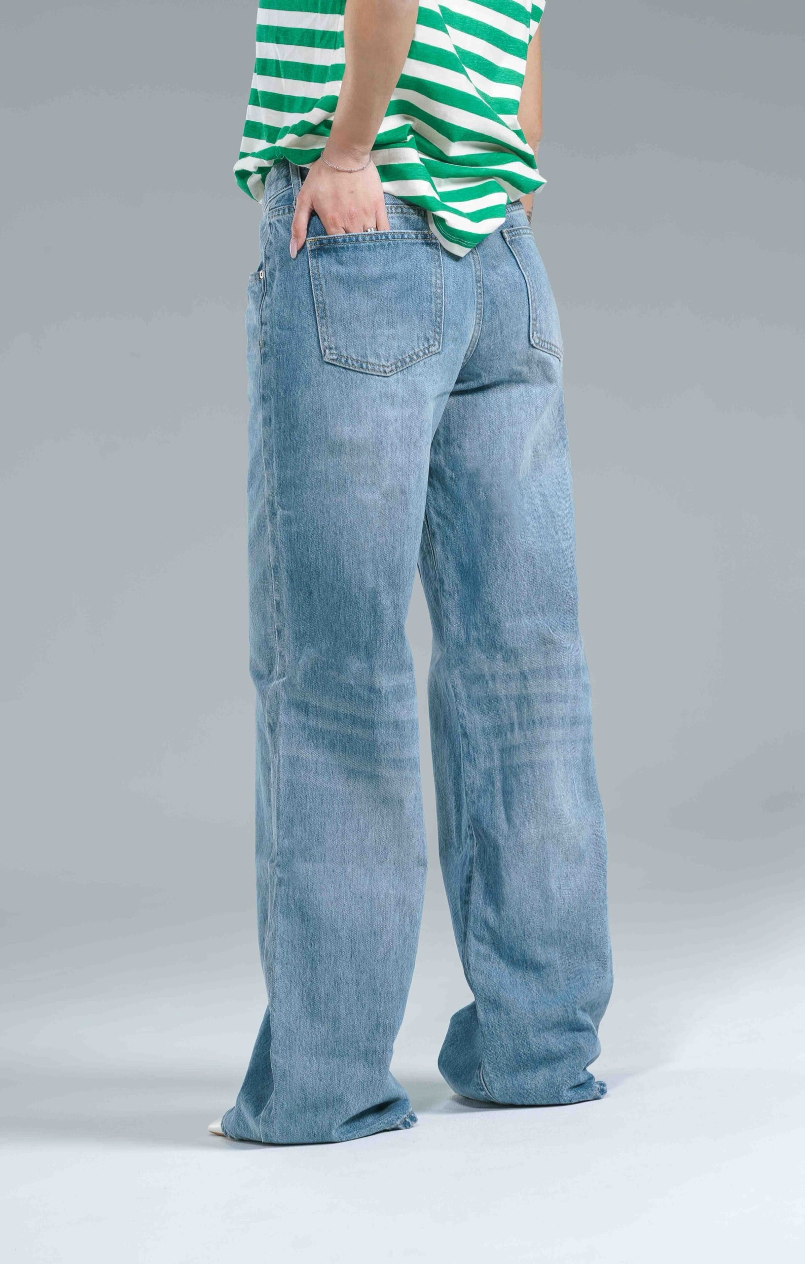 Denim Palazzo Slavato Glamorous