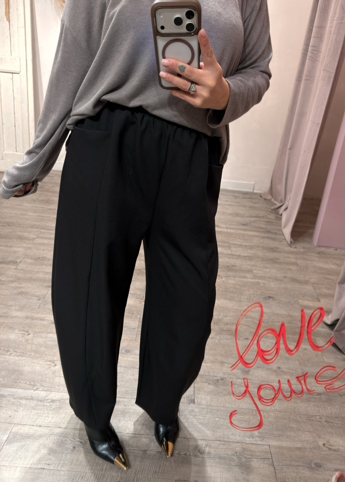 Pantalone Carota tasche Ginevra +colori