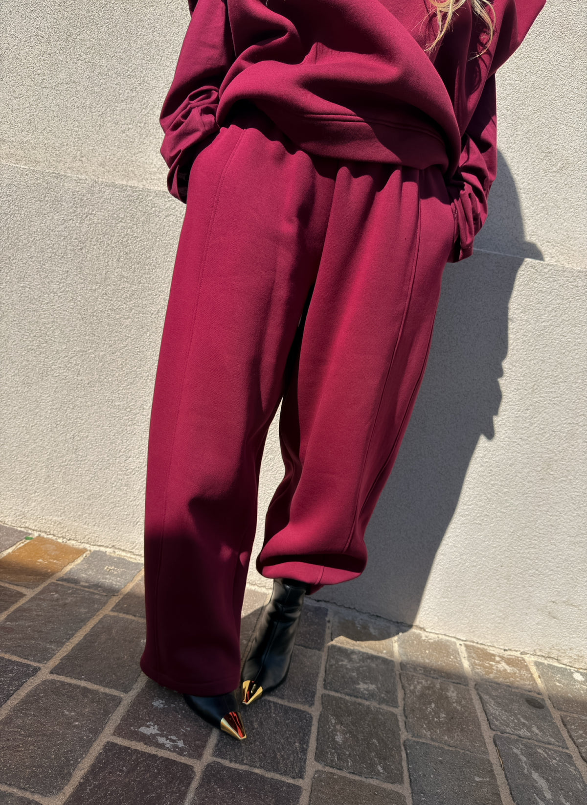 Pantalone Uovo Sporty Borgogna Kostumn1