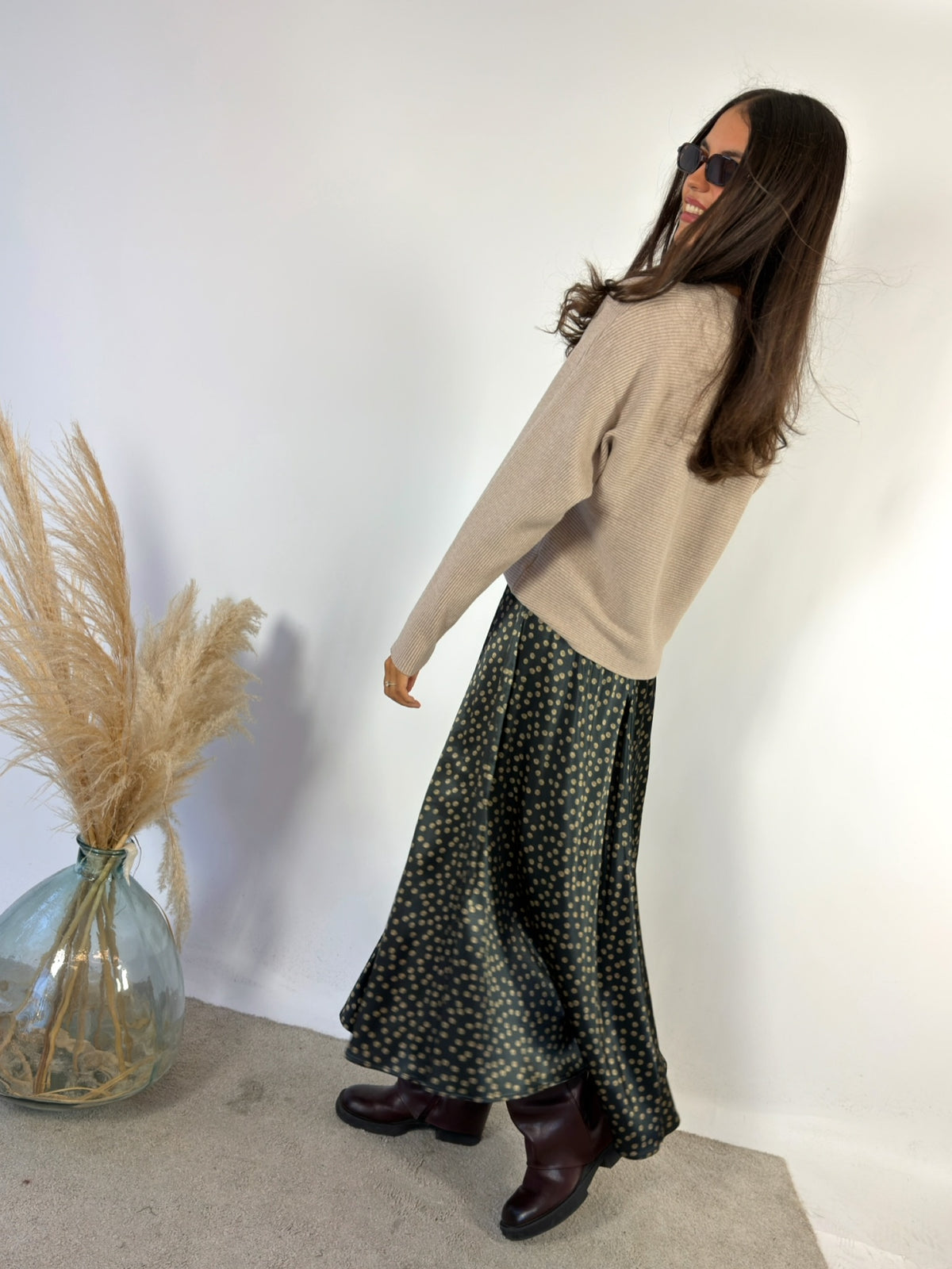 Maxi Maglia Coste Viscosa Stretch Compania Fantastica +colori