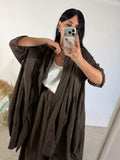Maxi Cardigan Kimono Mussola Moro