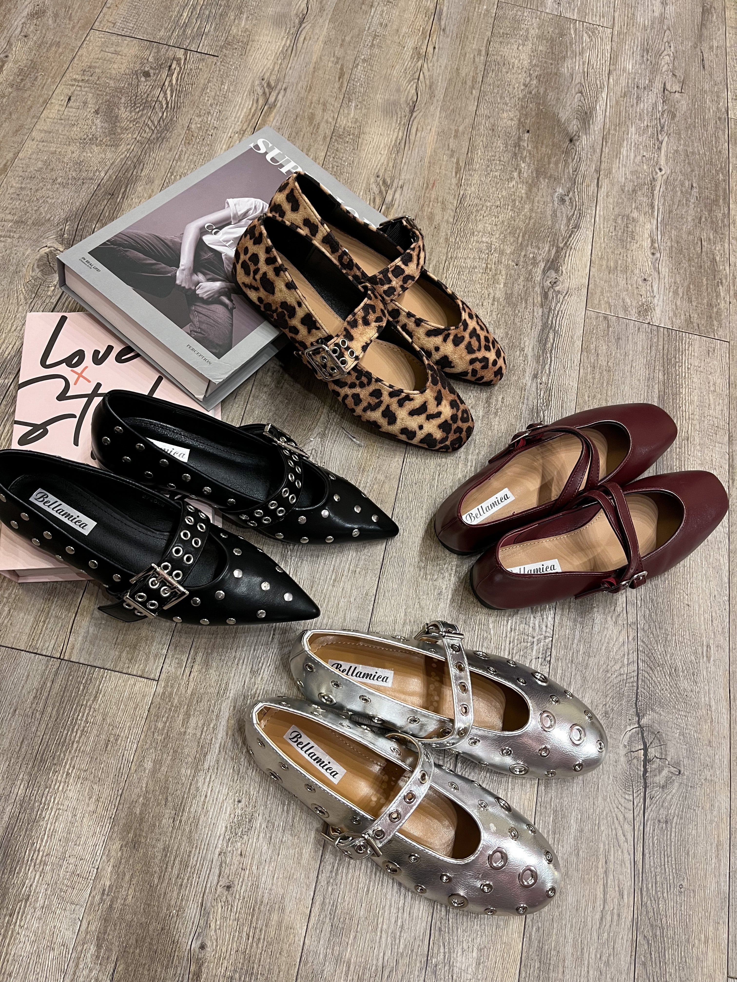 Ballerina Bordeaux Fibbie