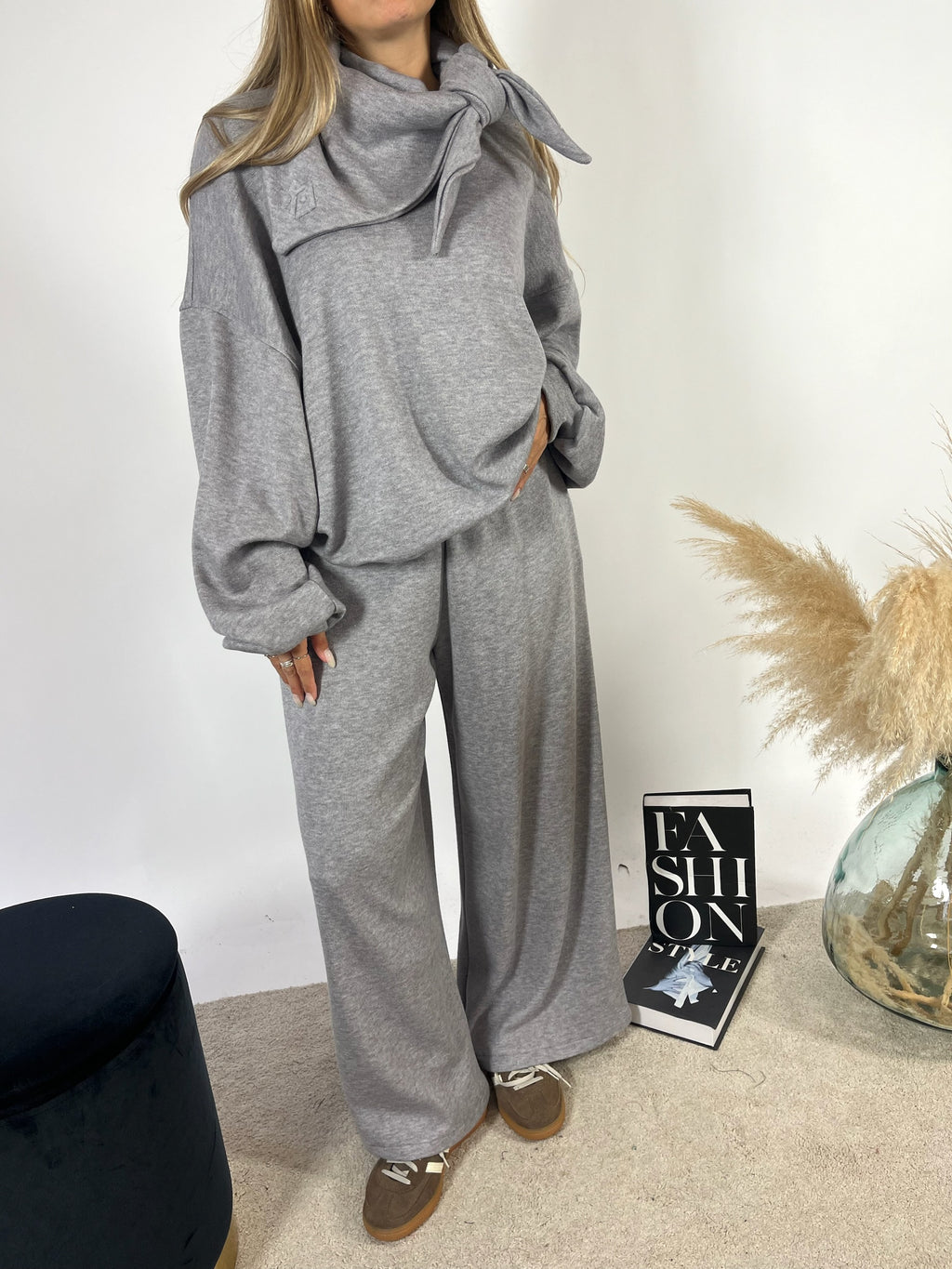Pantalone Maja Kostumn1 Grigio