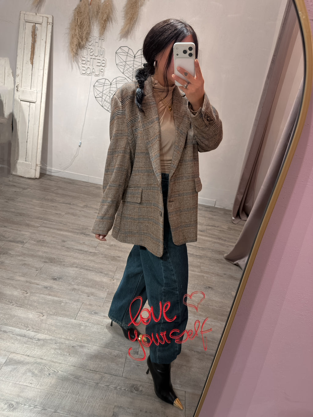 Blazer Principe De Galles Wool Kontatto