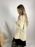 Blazer Oversize Linone Sabbia