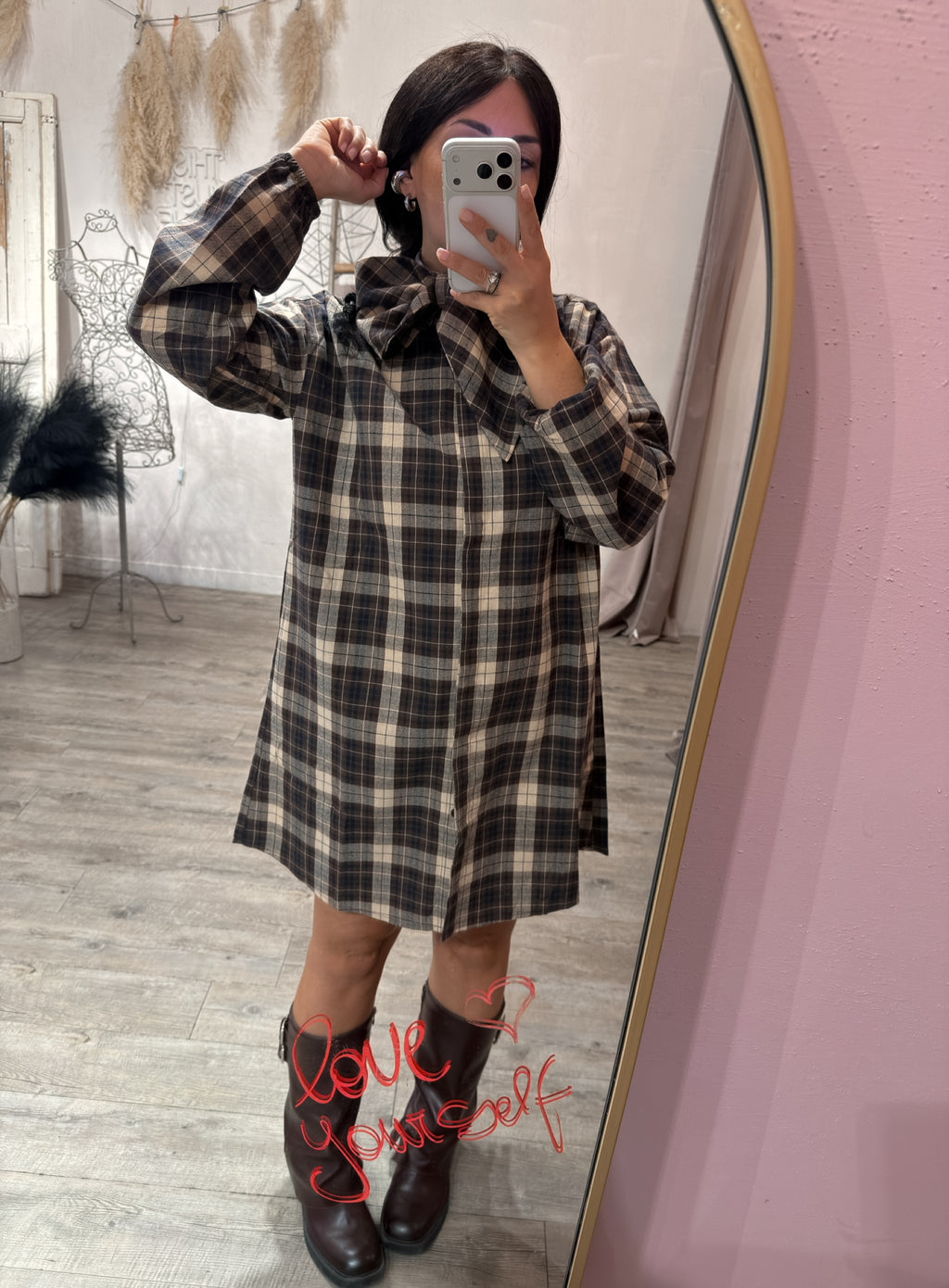 Abito Camicia Fiocco Scacchi Compania Fantastica