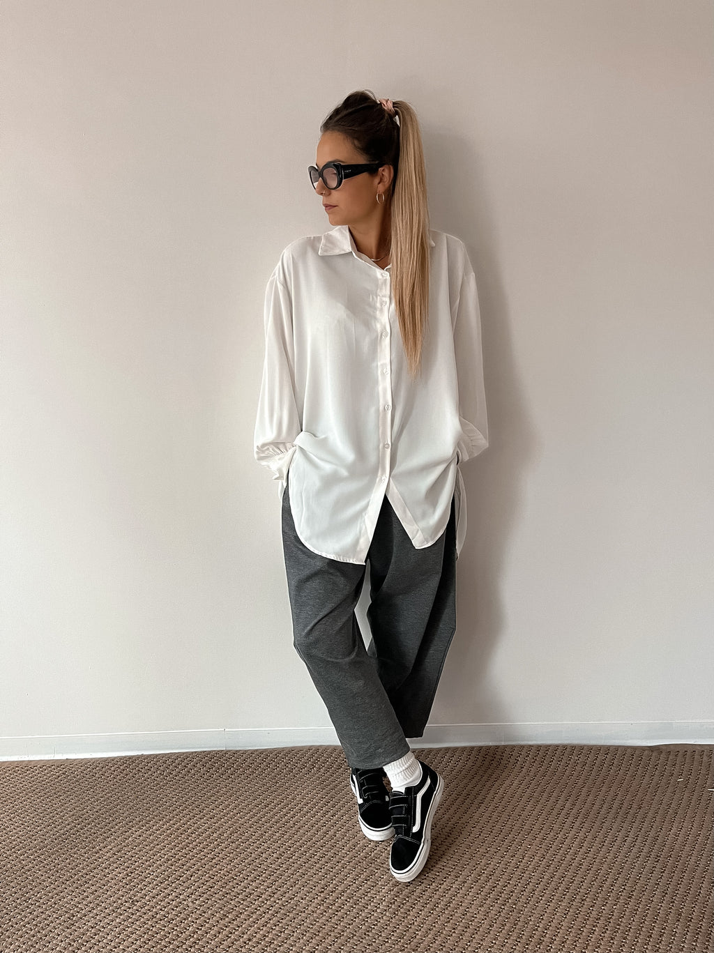 Maxi Camicia Drusilla Bianco