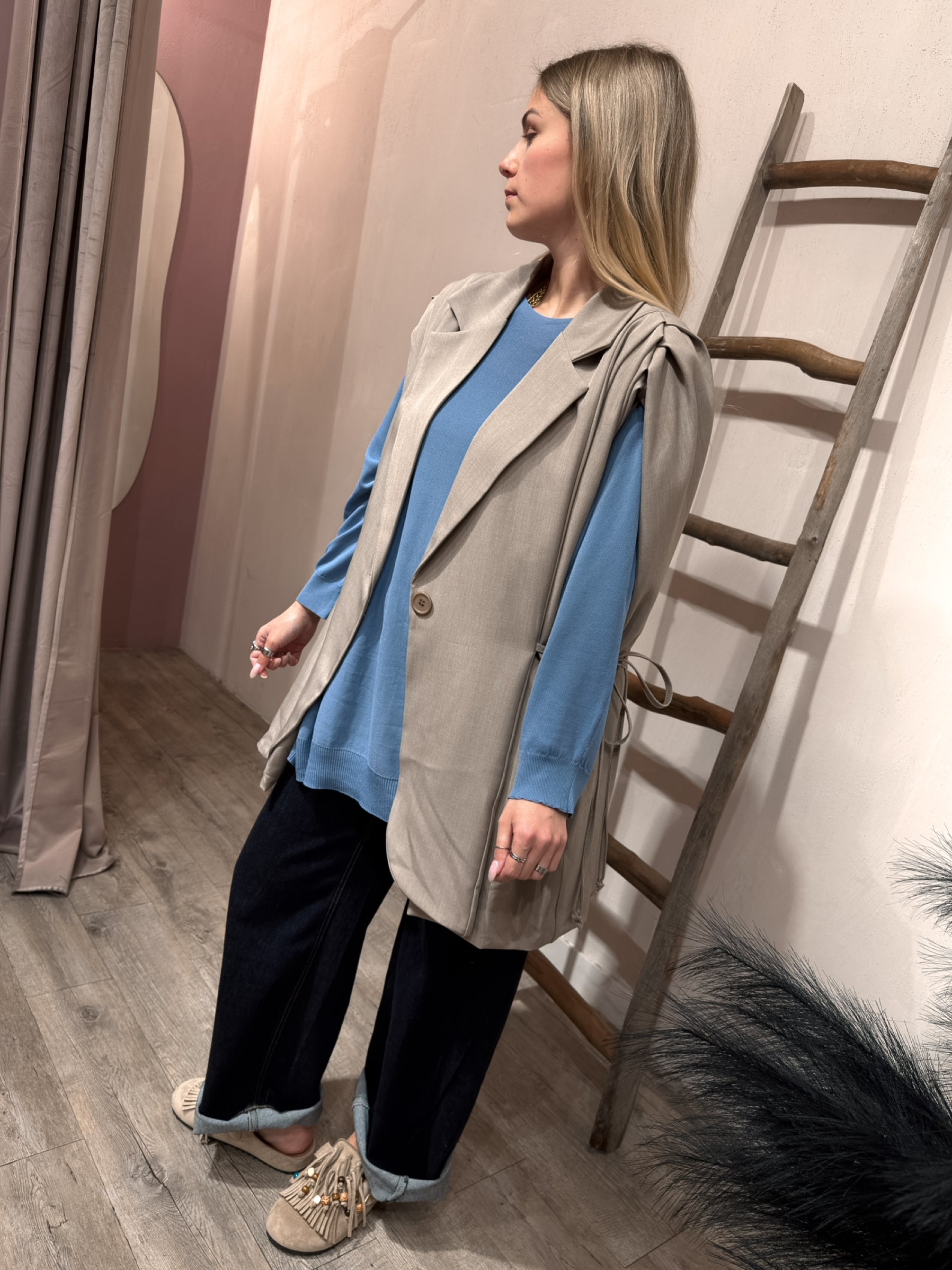 Maxi Gilet Arriccio +colori