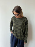 T-Shirt Righetta Verde Militare