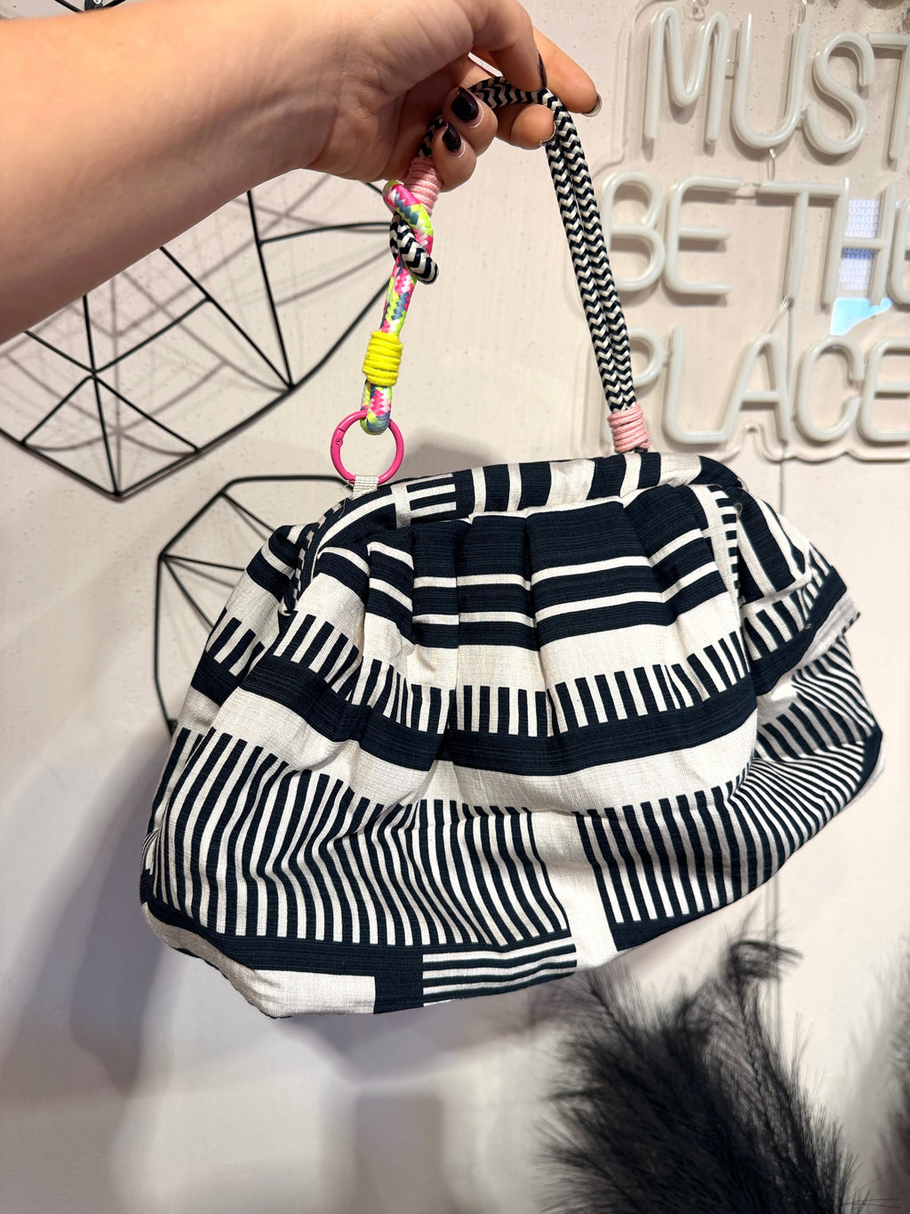 Maxi Clutch Pasticcino Tessuto Fantasia  +colori