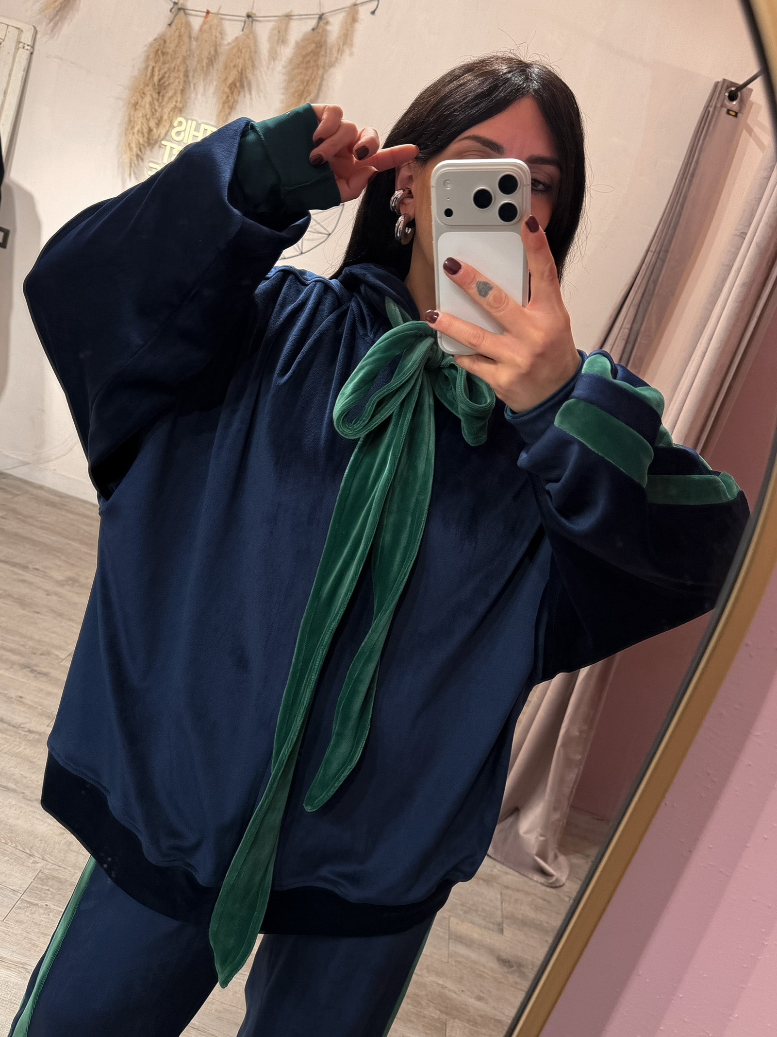 Set Tuta Ciniglia Blu/Verde Kostumn1