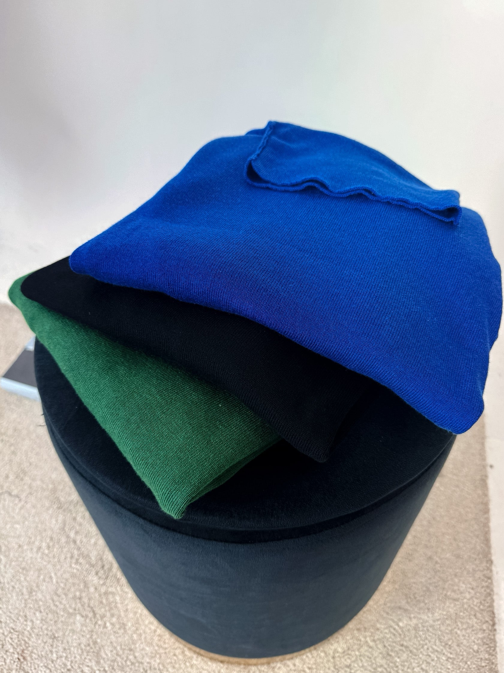 Maglioncino Dolcevita Costine Viscosa Calda +colori