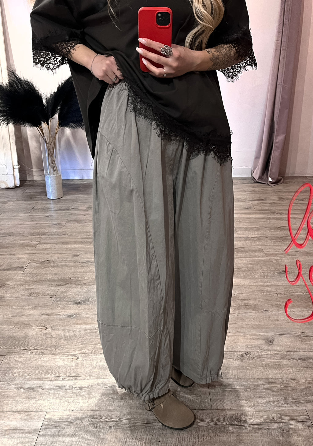 Pantalone Balloon Tessa Cotton +colori