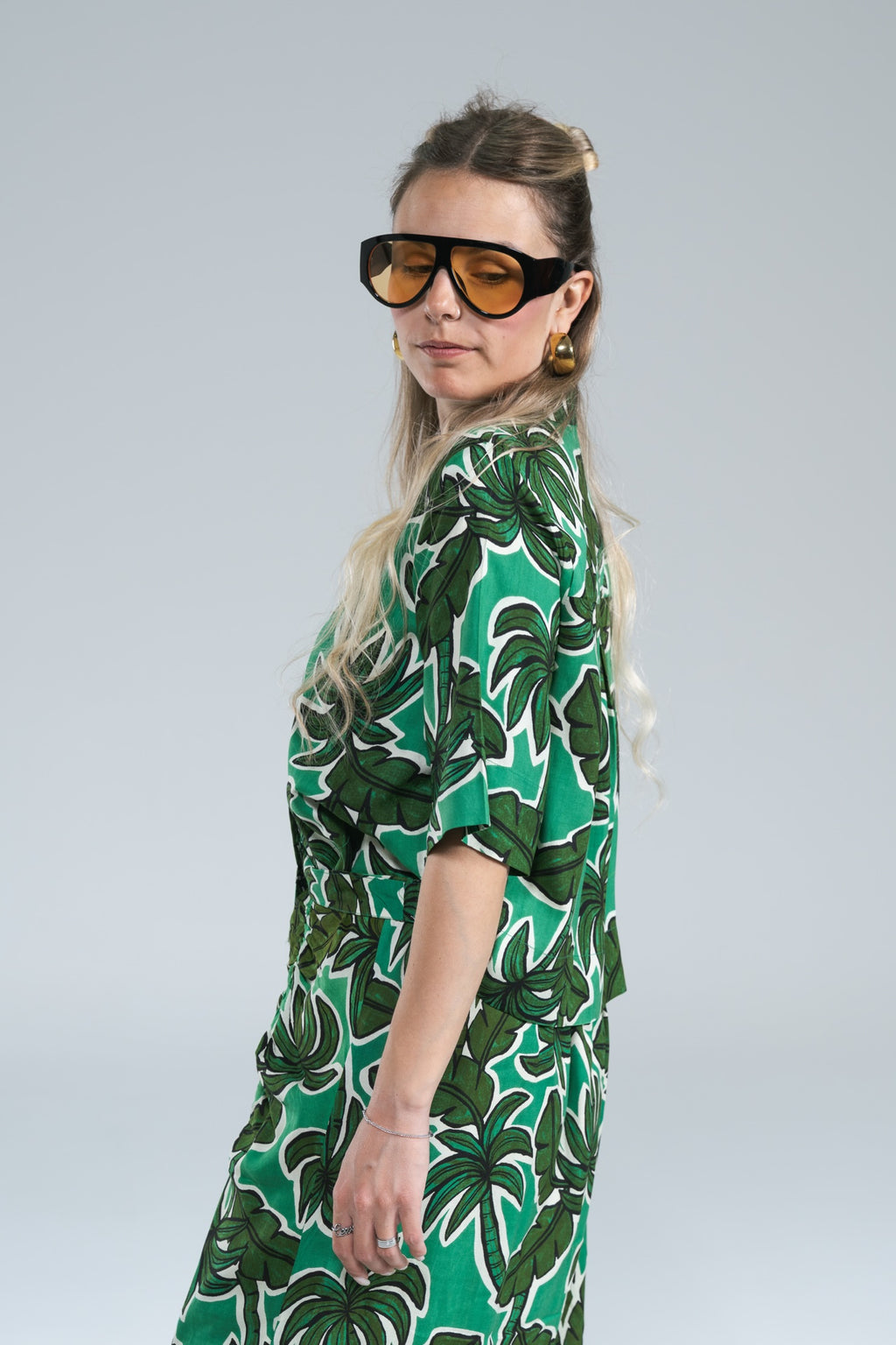 Camicia Crop Tropical Compania Fantastica