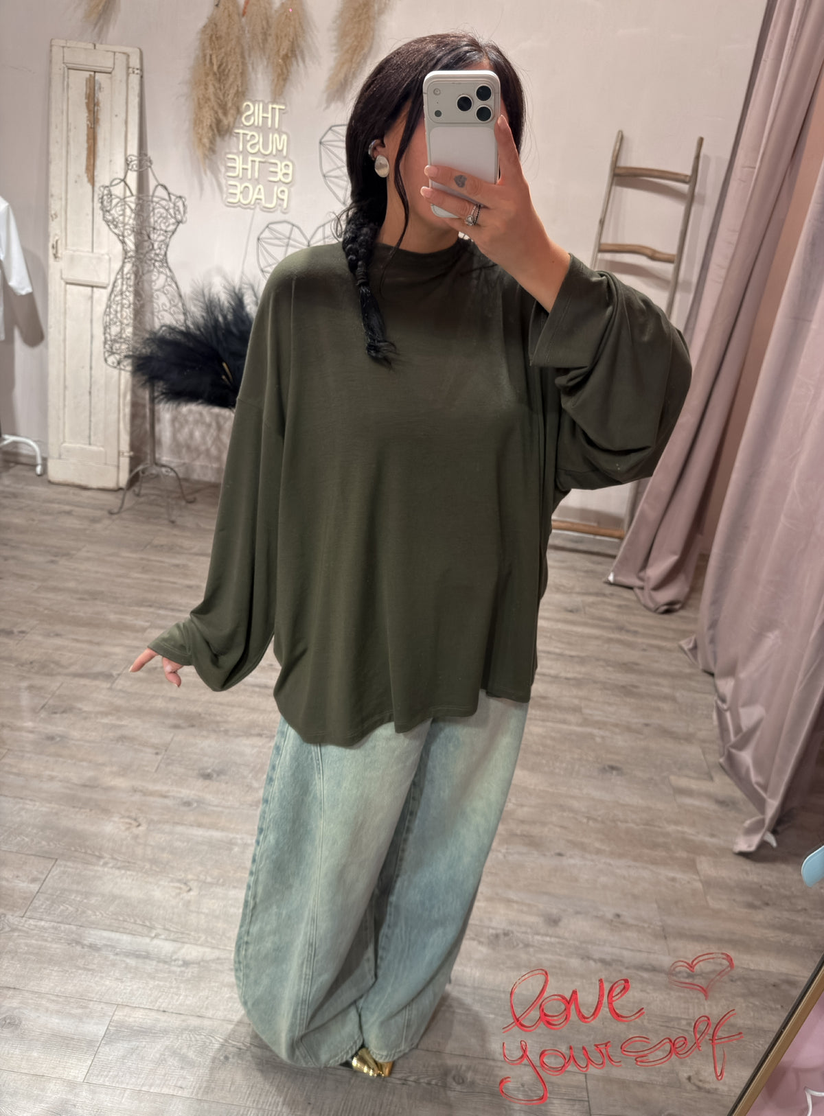 Maxi Maglia Manica Lunga Viscosa Kostumn1 +colori
