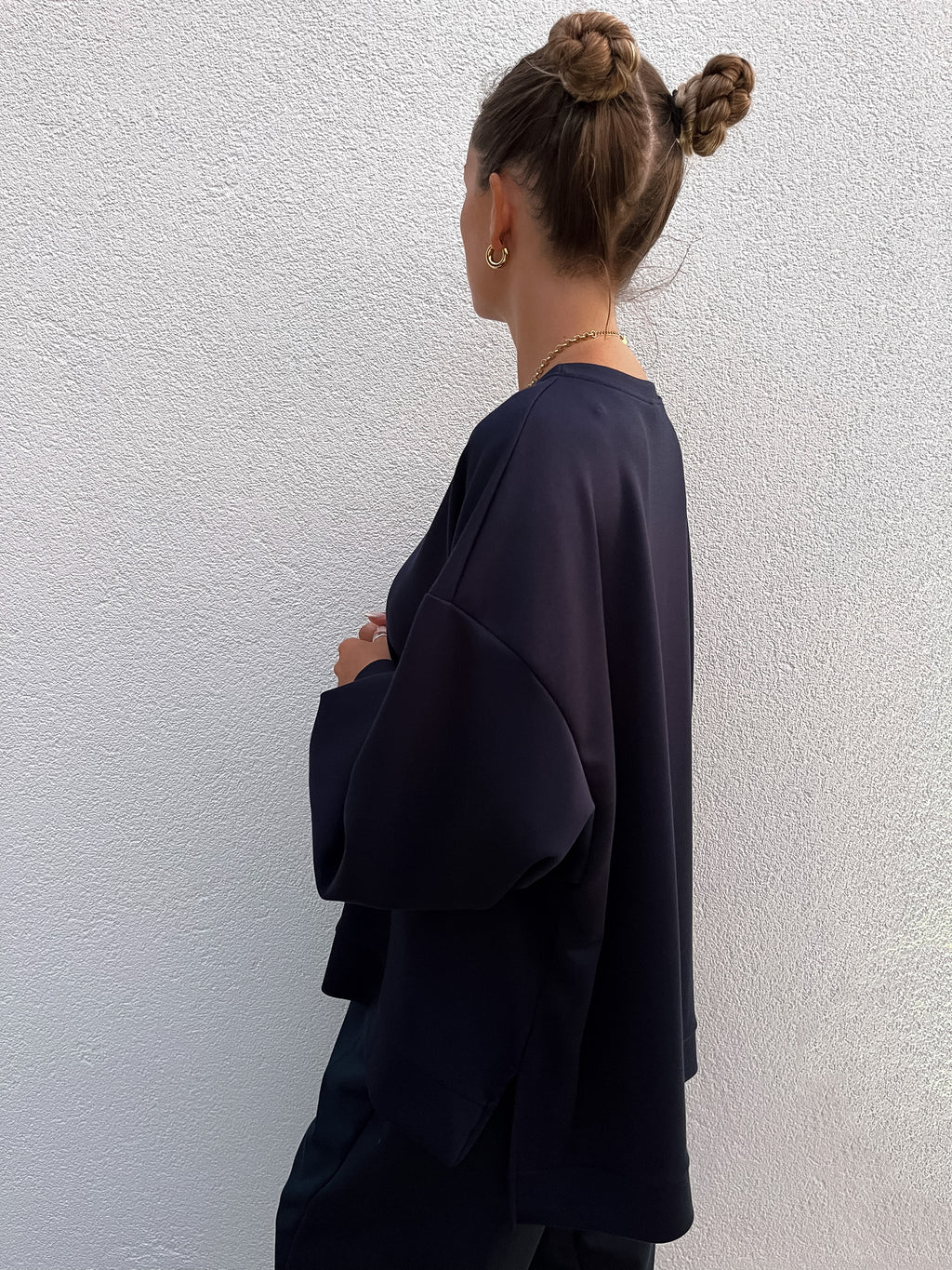 Felpa Oversize Scuba +colori