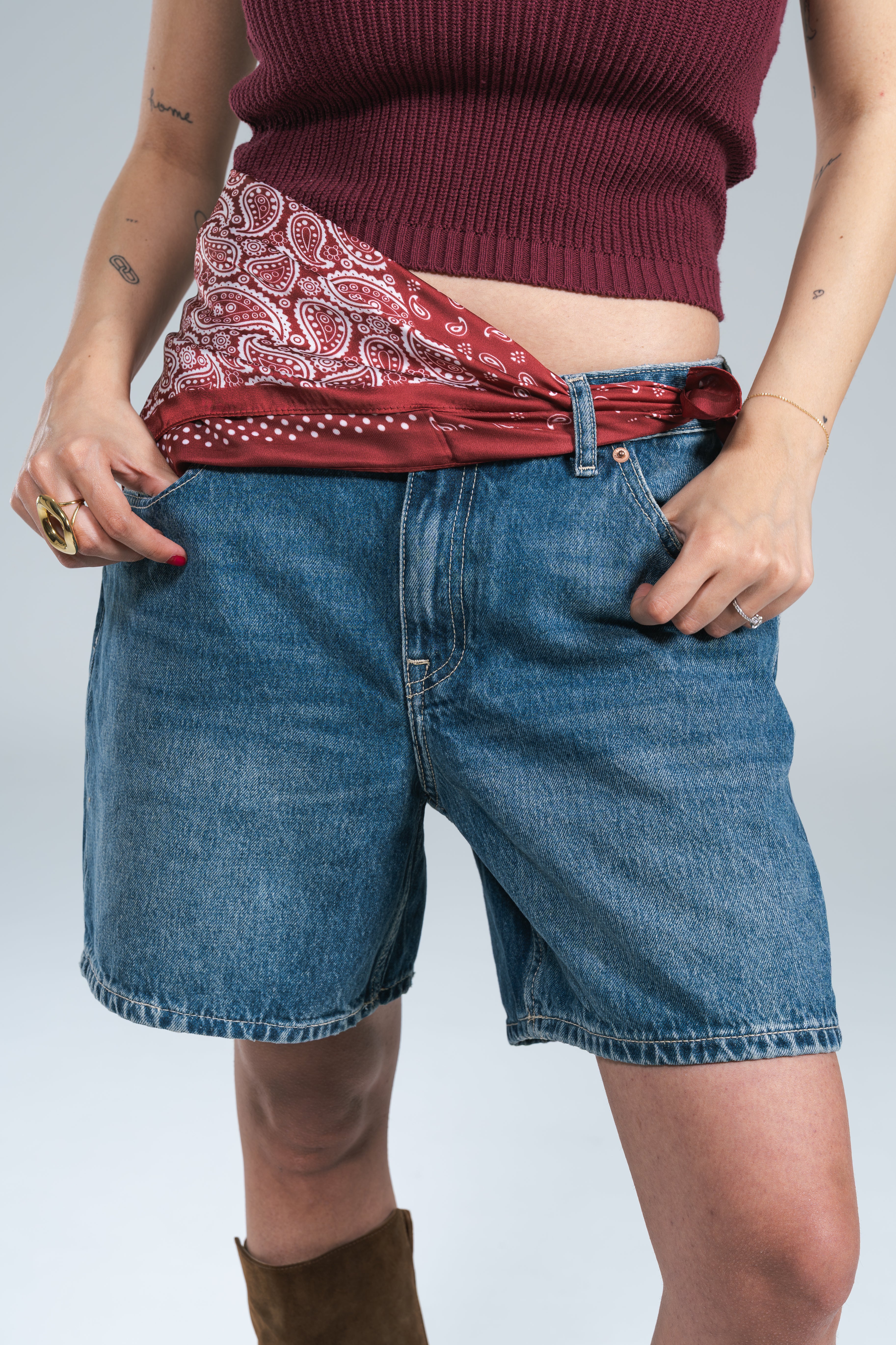 Bermuda Dr. Denim Blu Medio