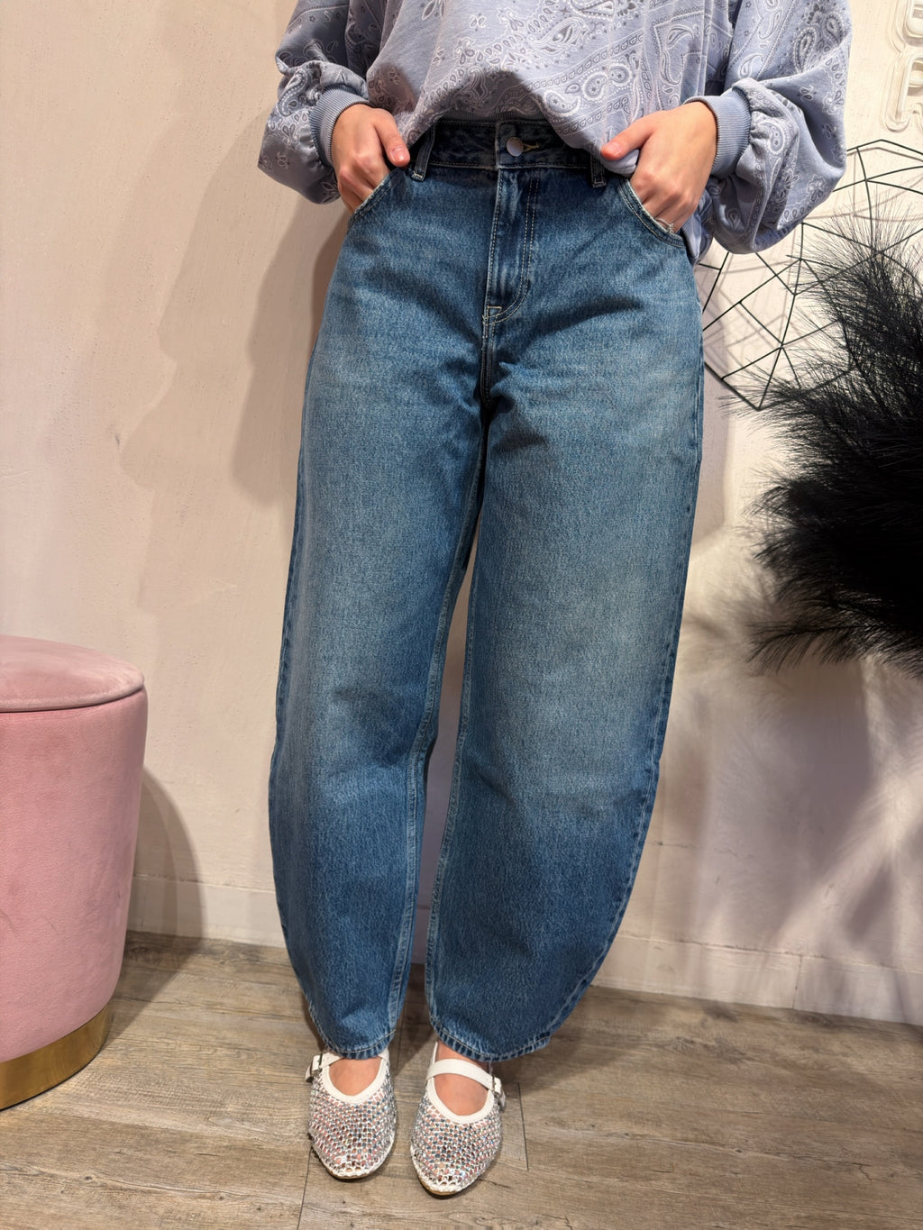 Jeans Nancy Barrell Blu/Medio Dr.Denim