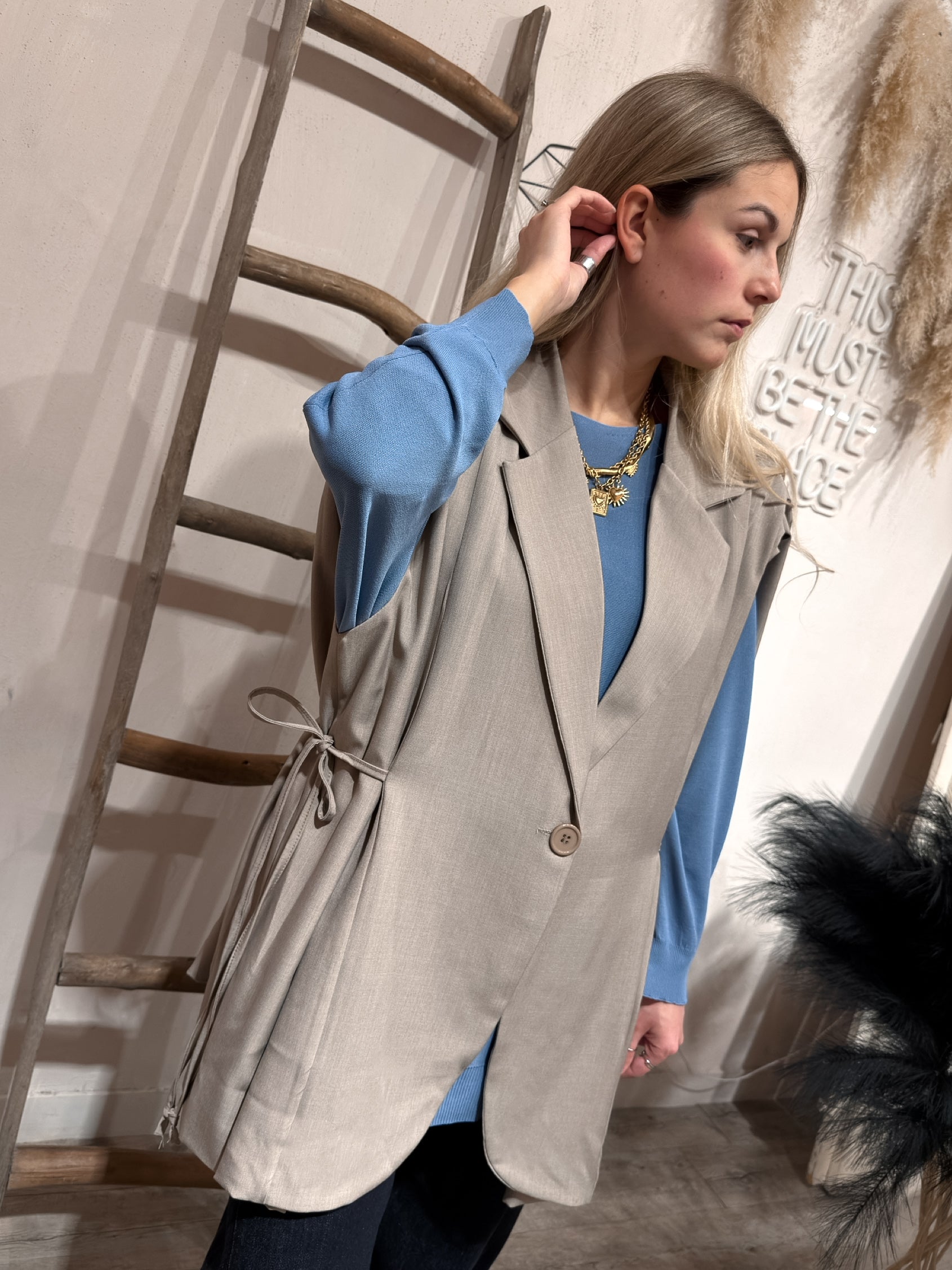 Maxi Gilet Arriccio +colori