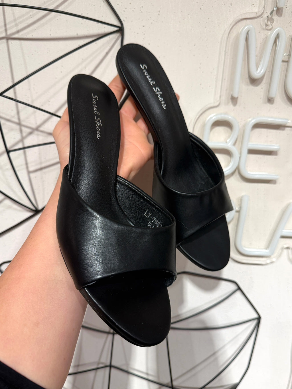 Sandalo Mules Nero