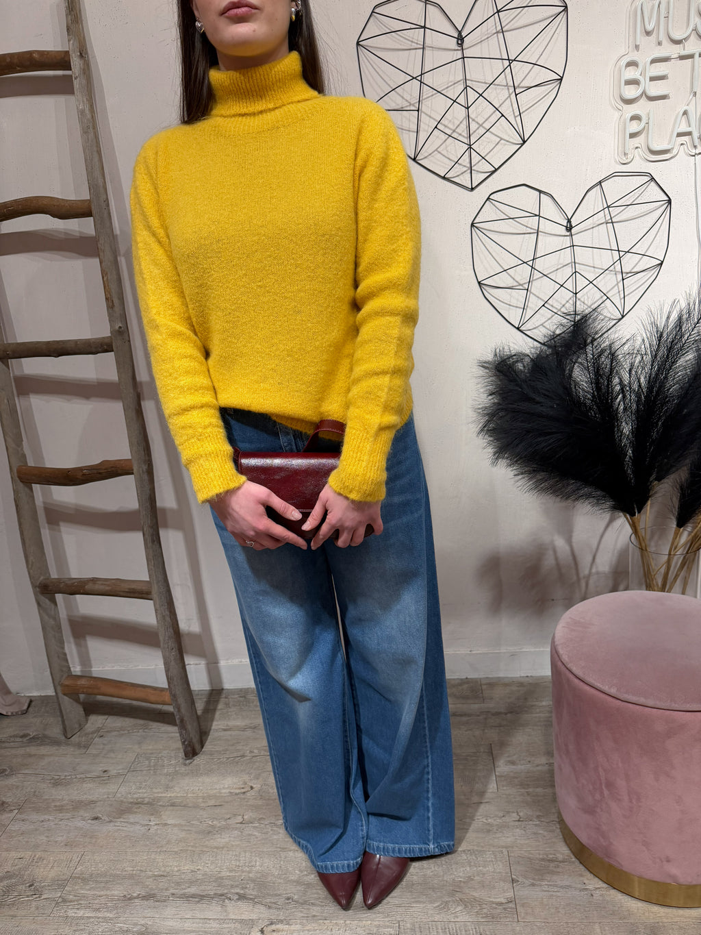 Pull Dolcevita Alpaca Kontatto +Colori