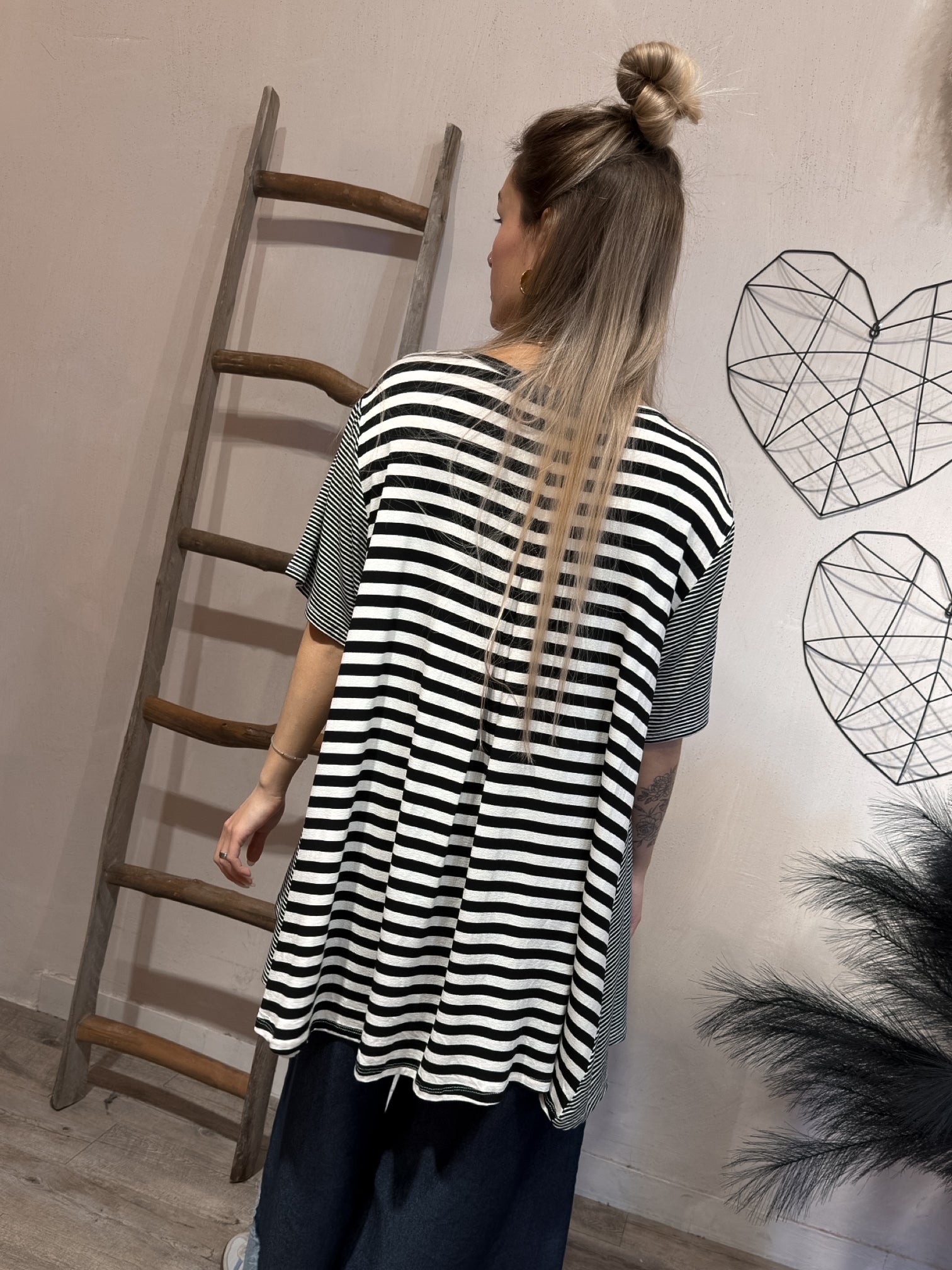 Maxi T-shirt Righe Felicia +colori